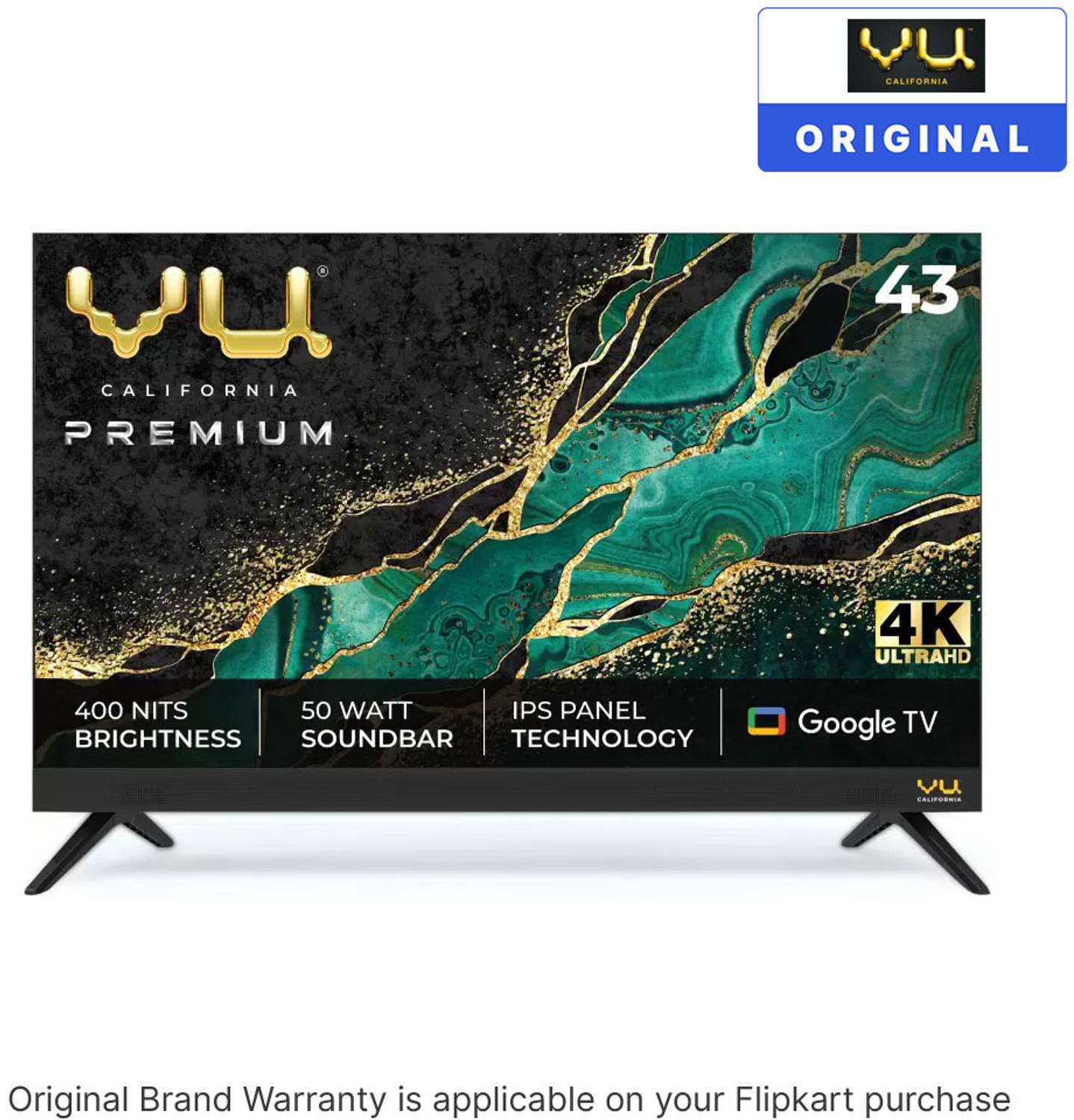 Vu 108 cm (43 inch) Ultra HD (4K) LED Smart Google TV Online at