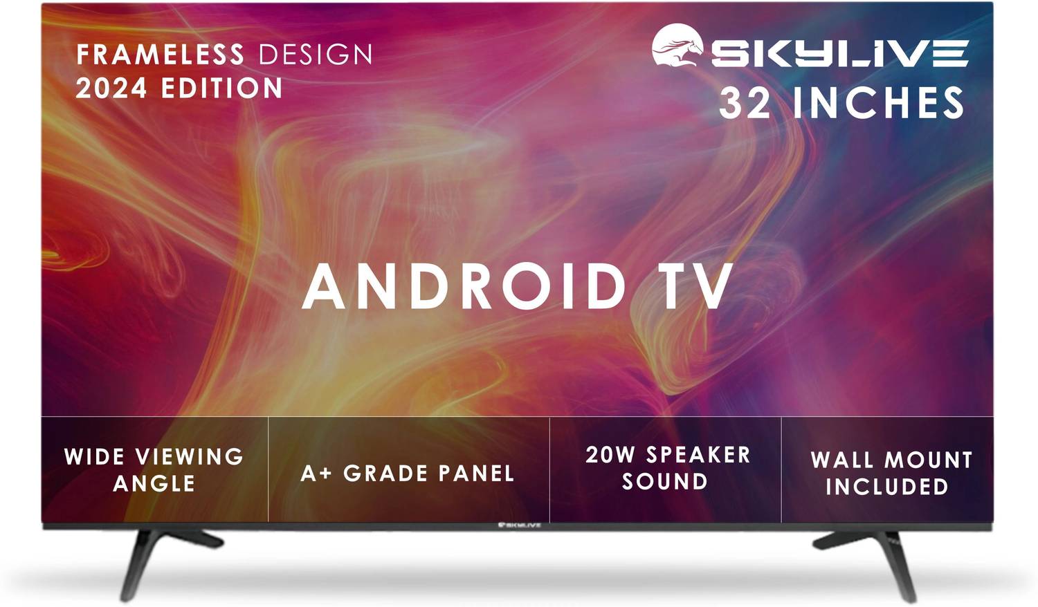 skylive 80 cm (32 inch) HD Ready LED Smart Android Based TV with