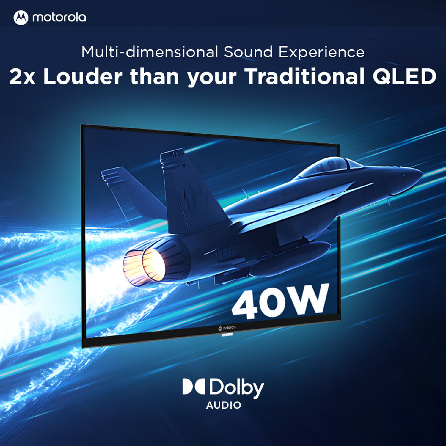 Image of MOTOROLA 80 cm (32 inch) QLED HD Ready Smart Google TV 2026 Edition