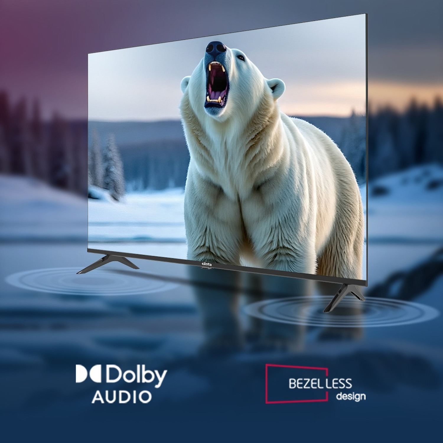 Image of Elista 126 cm (50 inch) Ultra HD (4K) LED Smart Google TV 2025 Edition with Frameless Design with Voice Remote