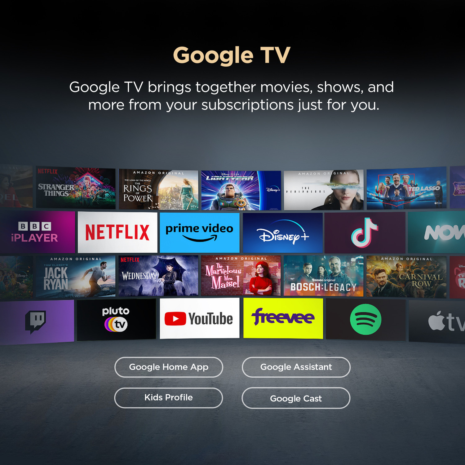 Image of TCL T6D 189.31 cm (75 inch) QLED Ultra HD (4K) Smart Google TV 2026 Edition with HDR10+ Dolby Vision- Atmos 34W 120 Hz Game Accelerator (DLG) TCL AI Slim & Uni body Design