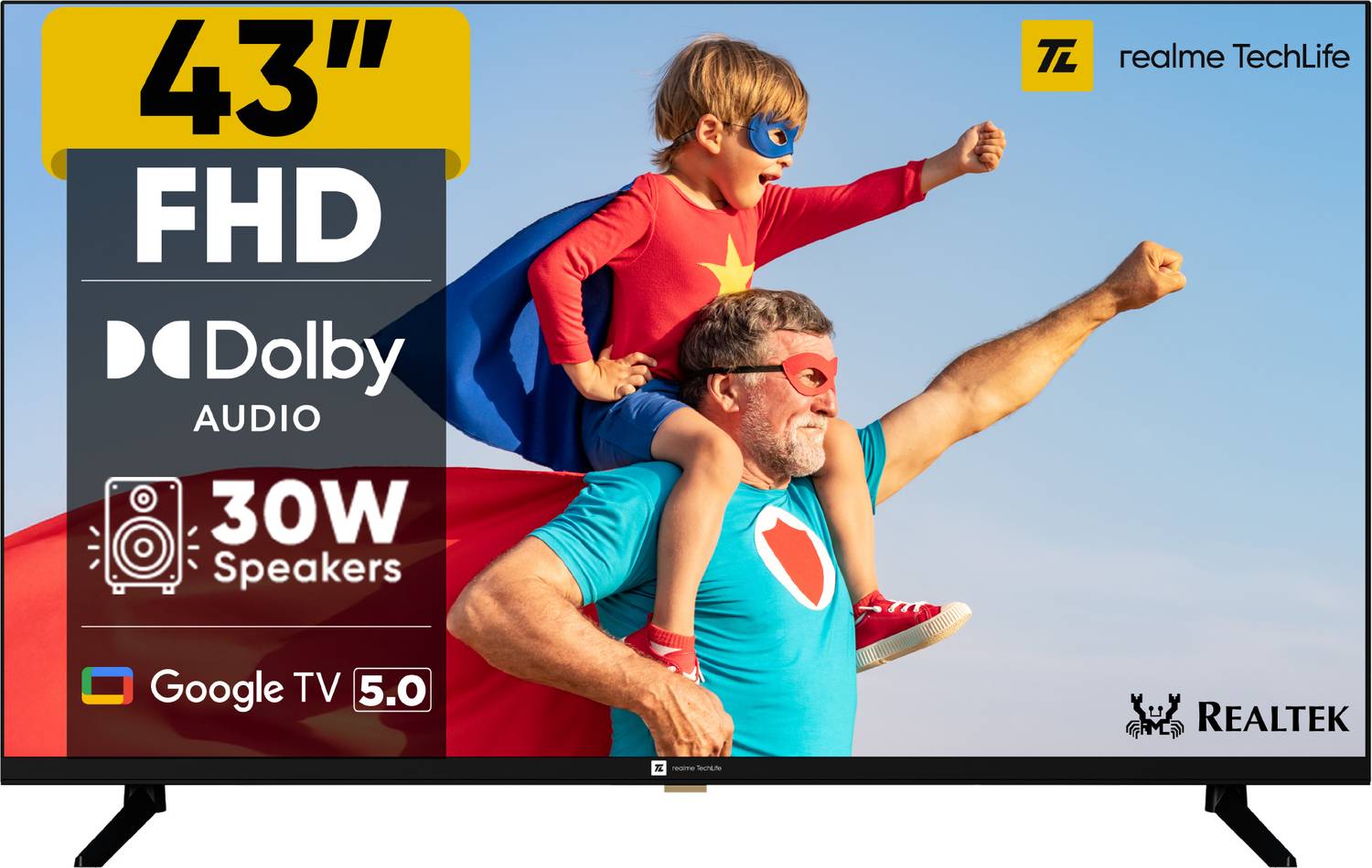 realme TechLife 43 inch Full HD LED Smart Google TV