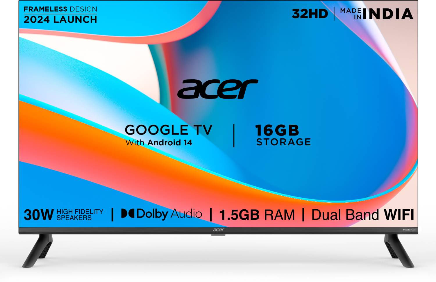 acer I PRO Series 80.01 cm (32 inch) HD Ready LED Smart Google TV
