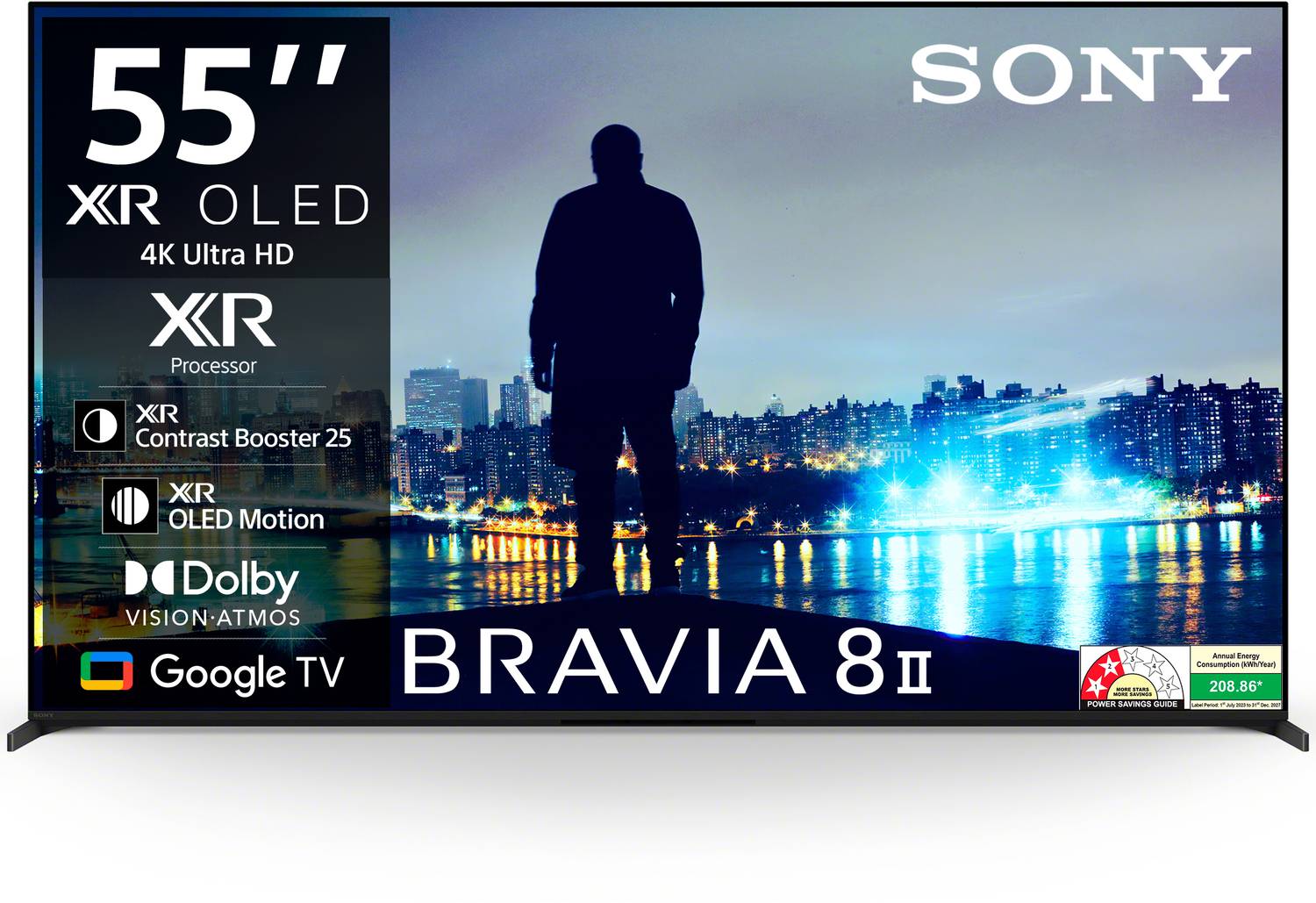 Sony BRAVIA 8 II 138.8 cm (55 inch) OLED Ultra HD (4K) Smart Goog