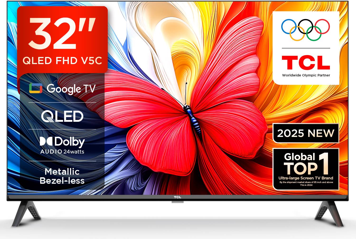 TCL 32インチ FHD QLED Google TV Amazon.com: TCL 32S5K Television 32 Inch Smart TV QLED HDR 10