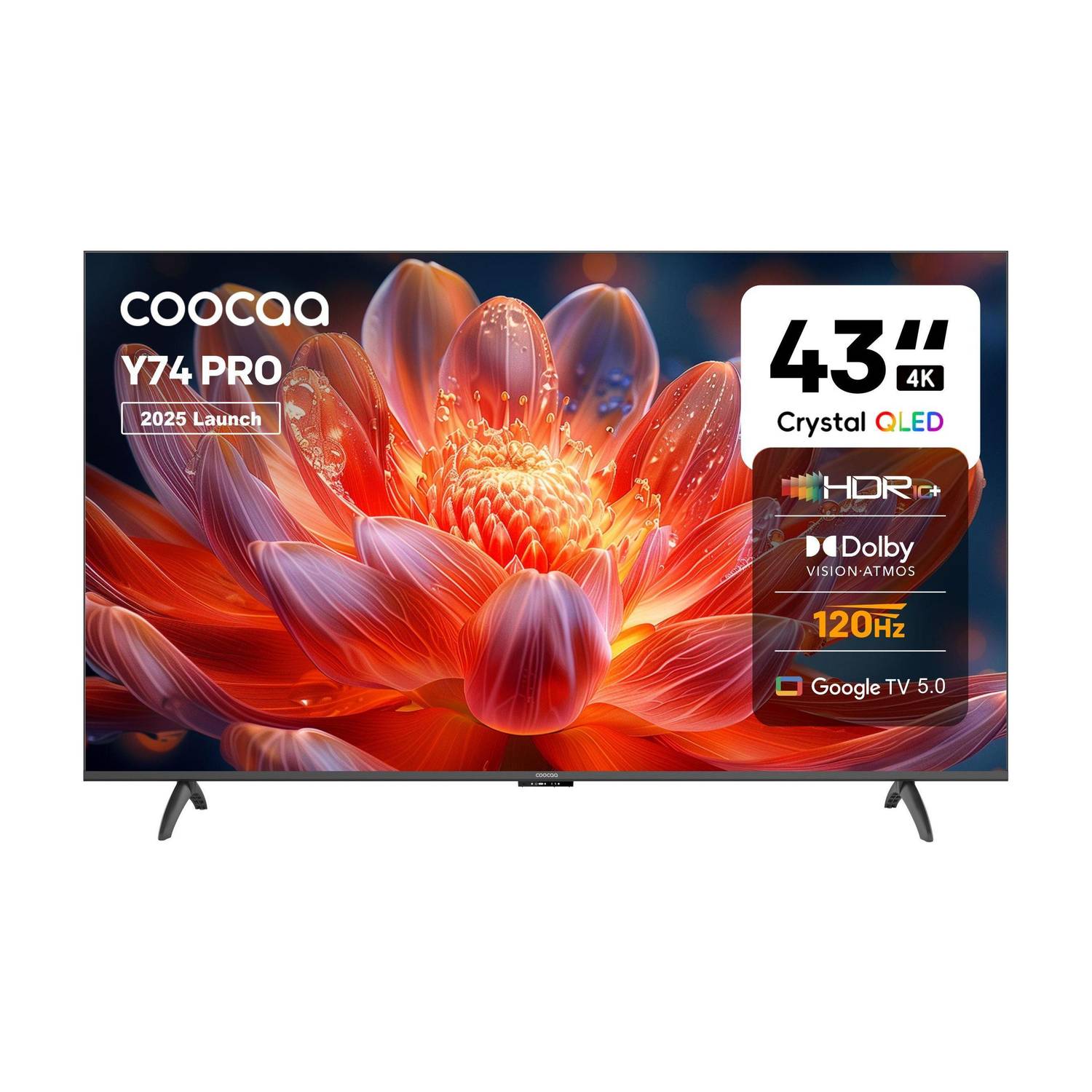 Coocaa Y74 Pro 43 inch 4K QLED Smart TV - Image 1