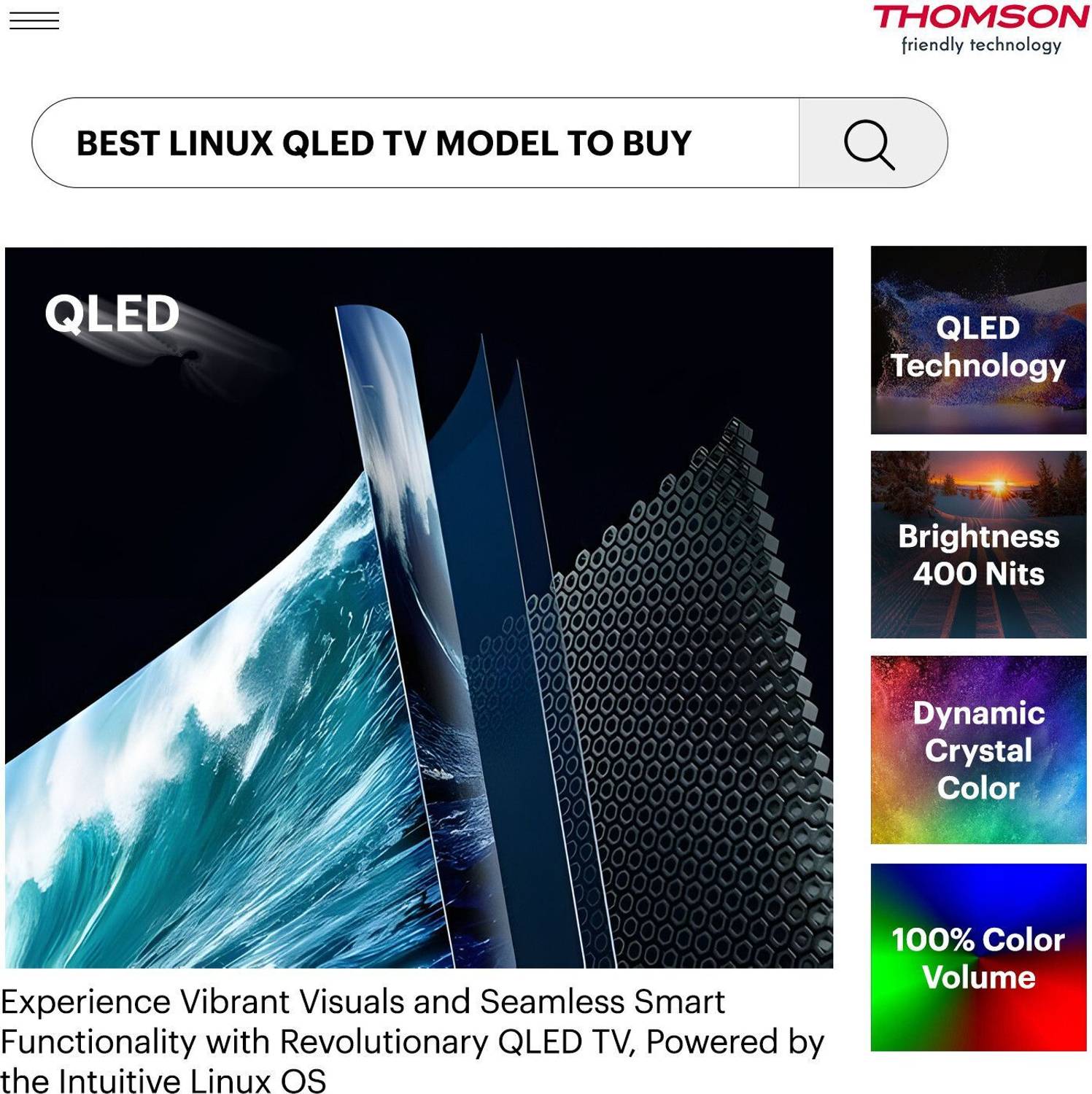 Thomson Alpha 40 inch QLED Smart TV - Image 2