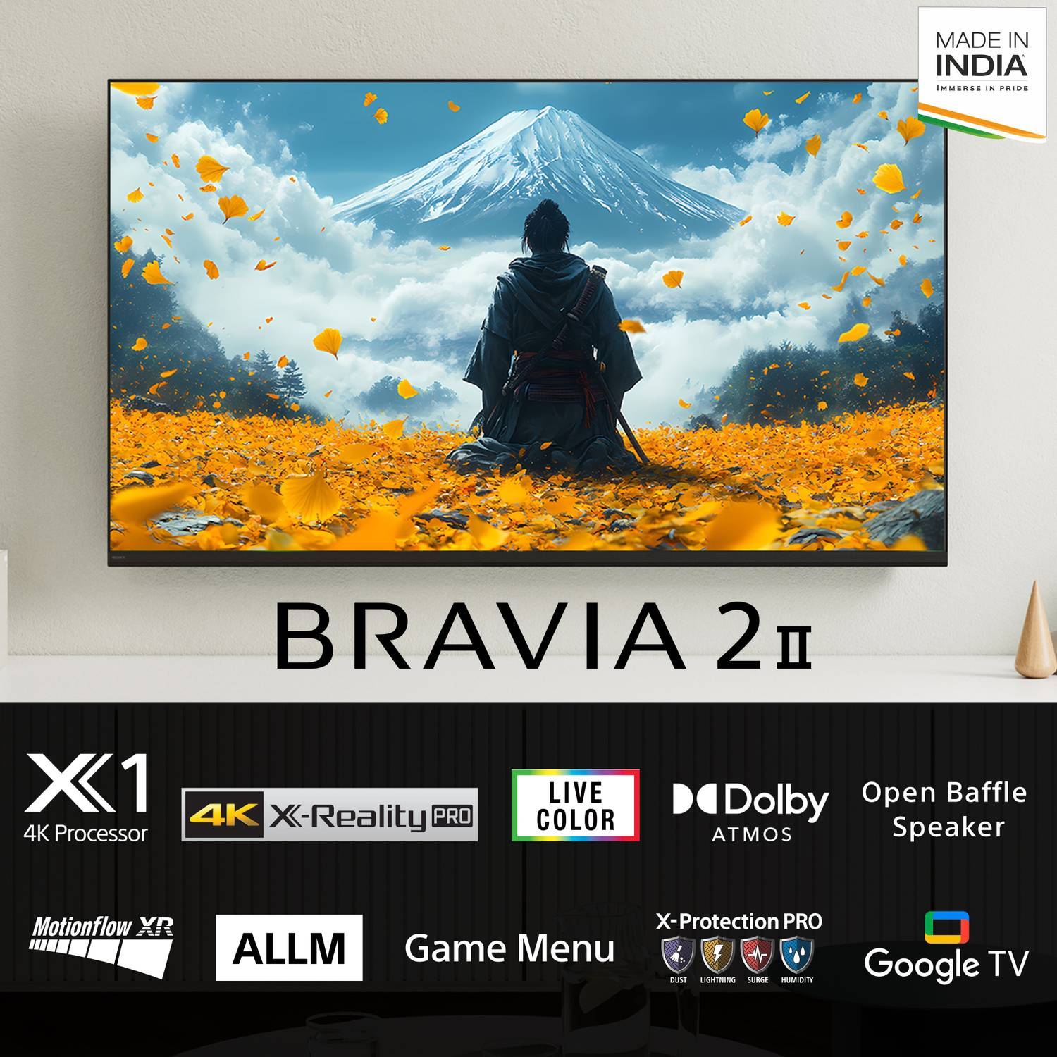 Sony Bravia 2 II 43 inch 4K Smart Google TV - Image 2