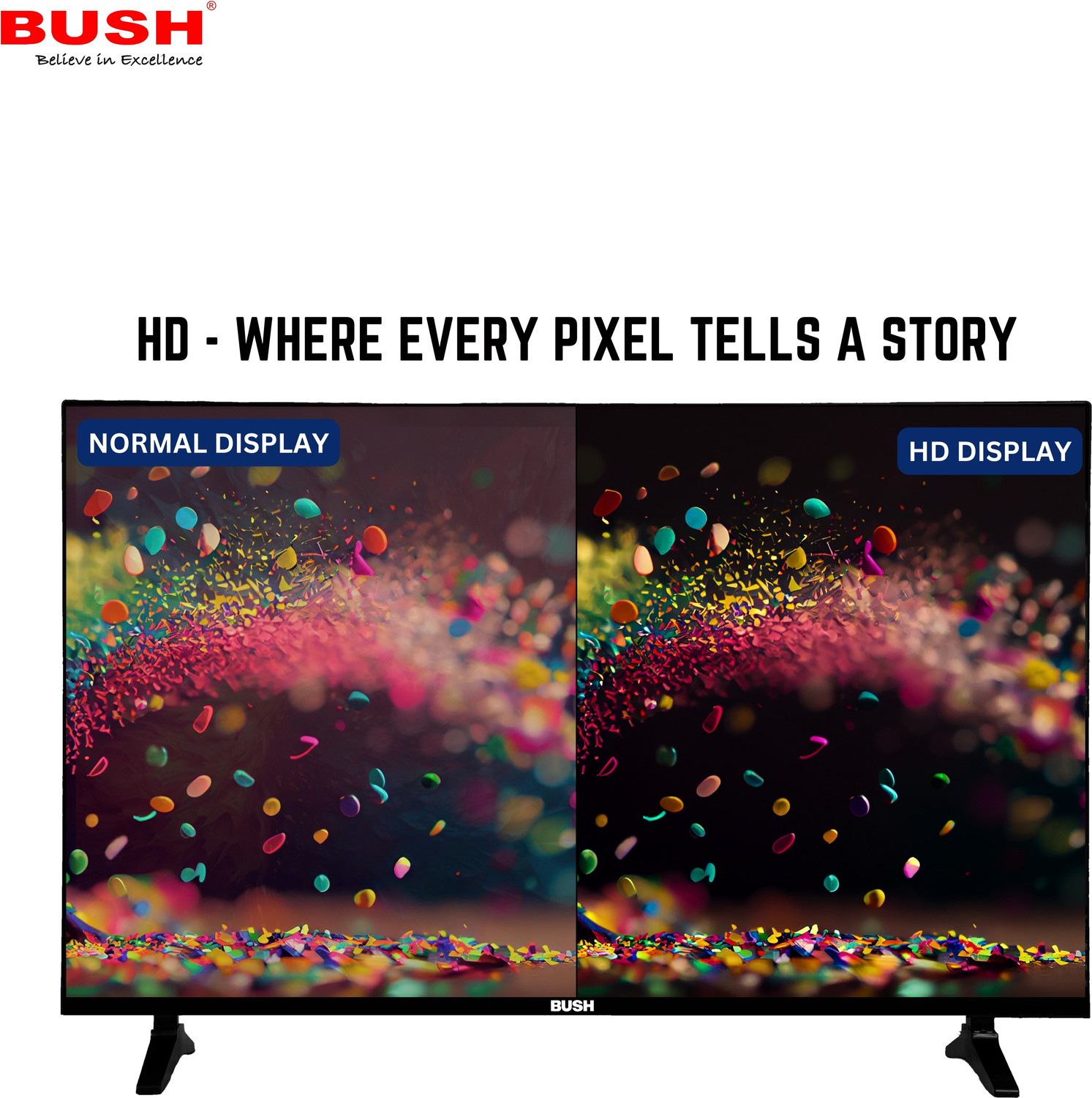 Image of Bush 80 cm (32 inch) HD Ready LED Smart Android Based TV