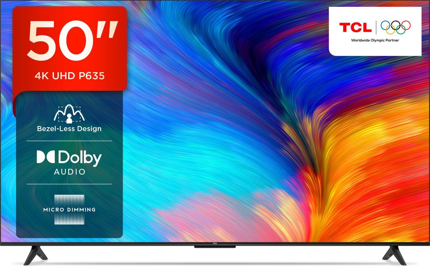 TCL P635 164 cm (65 inch) Ultra HD (4K) LED Smart Google TV with