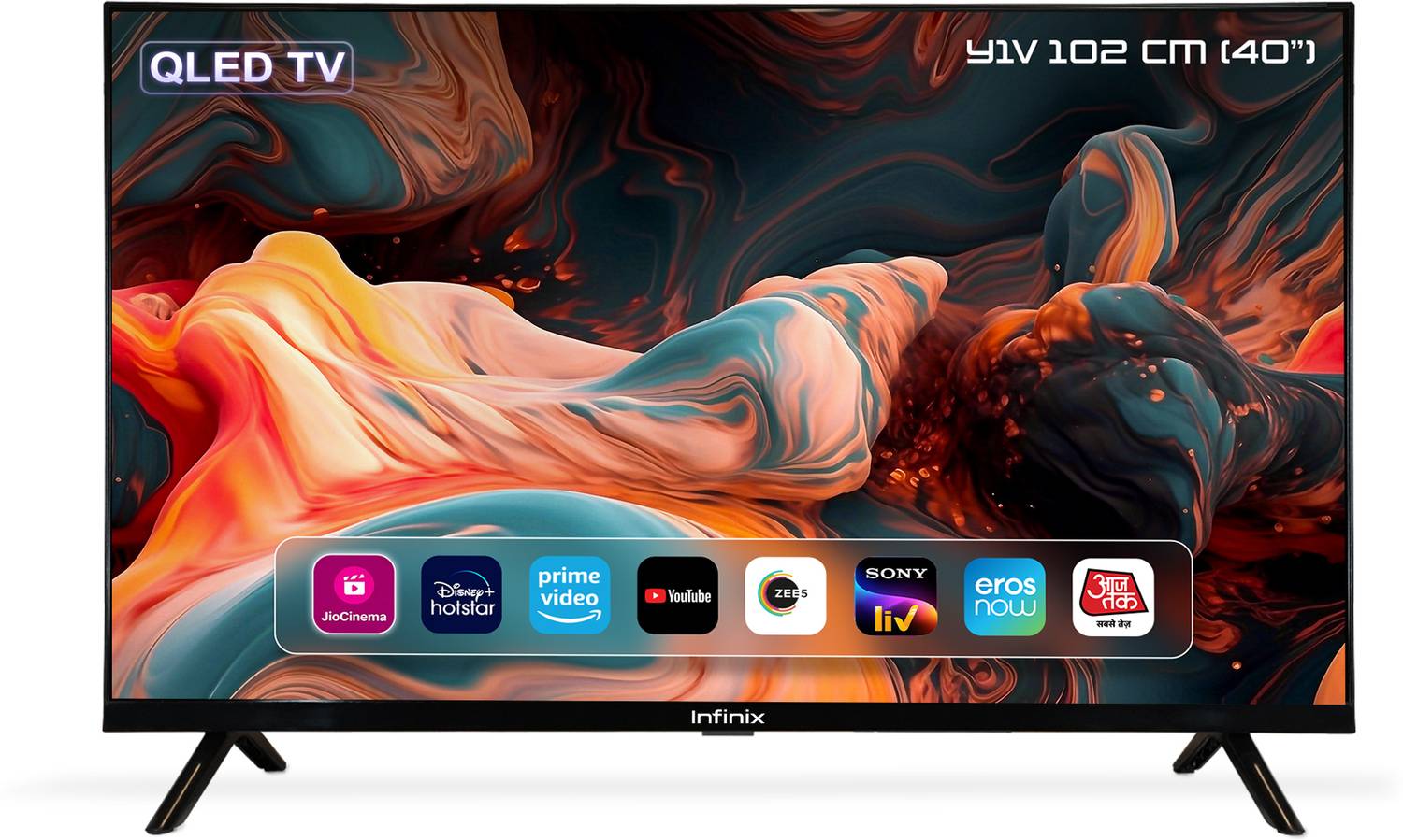 Infinix Y-Series 102 cm (40 inch) QLED Full HD Smart Linux TV wit