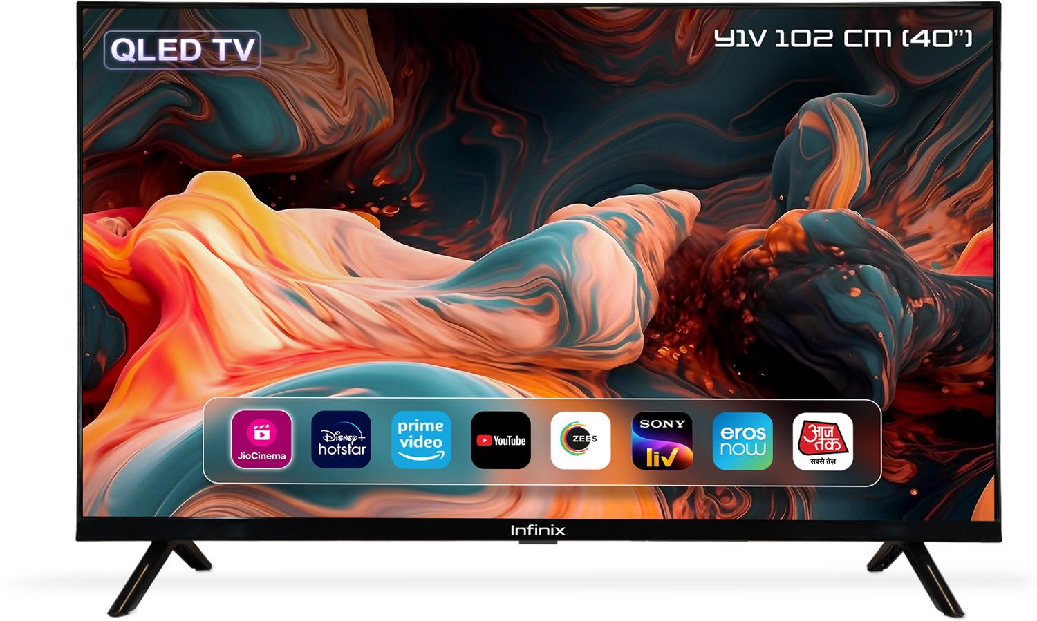 Image of Infinix Y-Series 102 cm (40 inch) QLED Full HD Smart Linux TV with wall mount