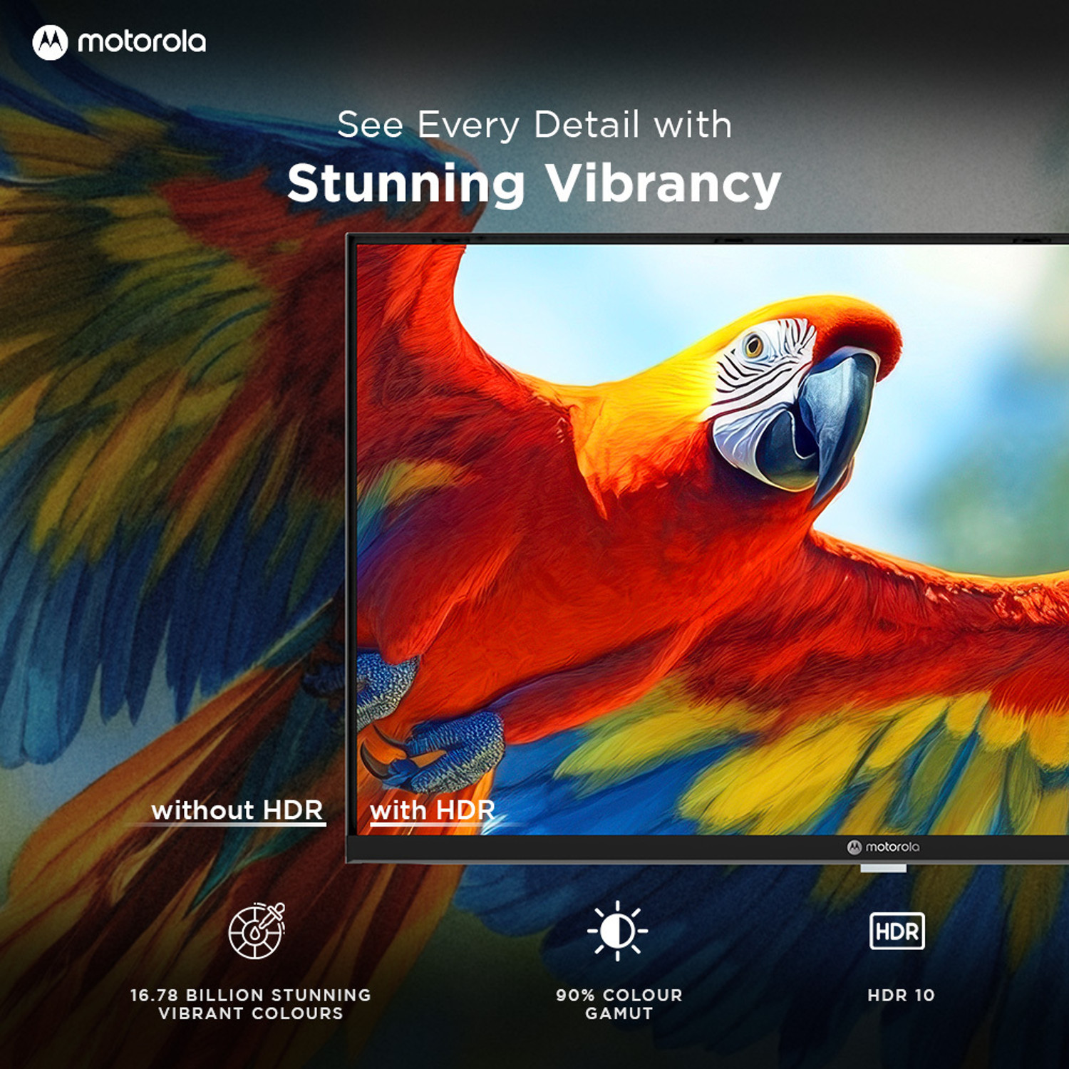 Image of MOTOROLA 80 cm (32 inch) QLED HD Ready Smart Google TV 2026 Edition