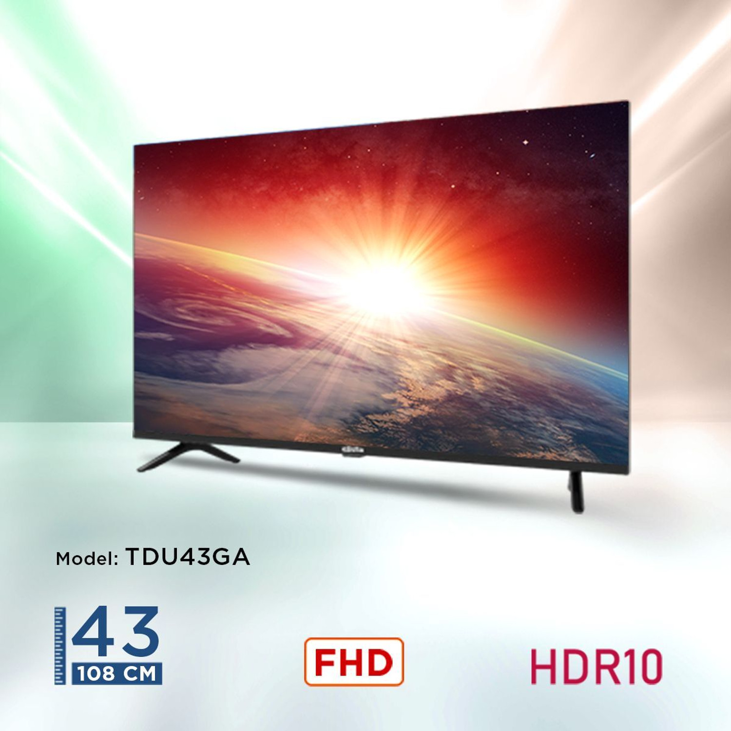 Image of Elista 108 cm (43 inch) Ultra HD (4K) LED Smart Google TV with Frameless Design