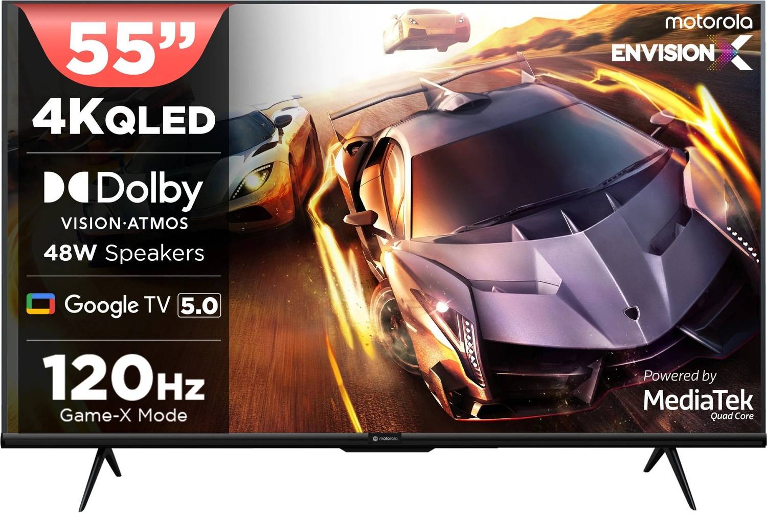 MOTOROLA 55 inch QLED 4K Smart TV - Image 1