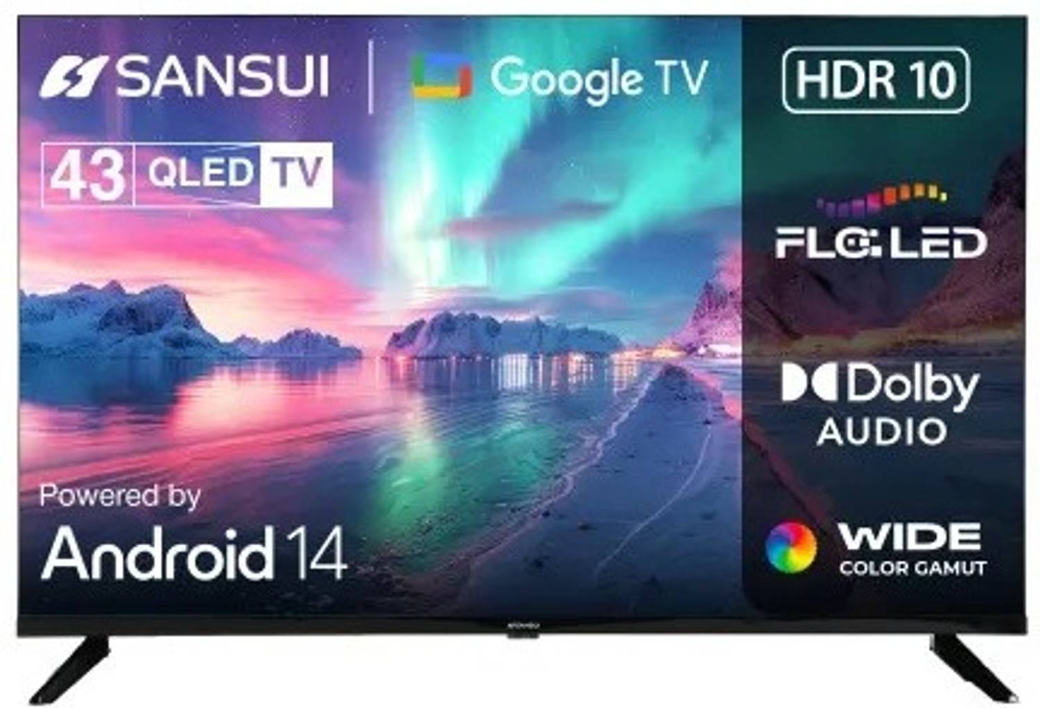 Sansui 109 cm (43 inch) QLED Full HD Smart Google TV 2025 Edition Sansui 109 cm (43 inch) QLED Full HD Smart Google TV 2025 Edition