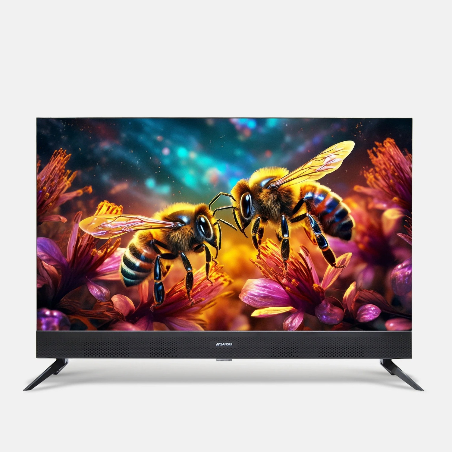 Image of Sansui SANSUI 80 cm (32 inch) QLED HD Ready Smart Coolita TV with In Built Sound Bar, Dolby Audio, Surround Sound & A+ Panel