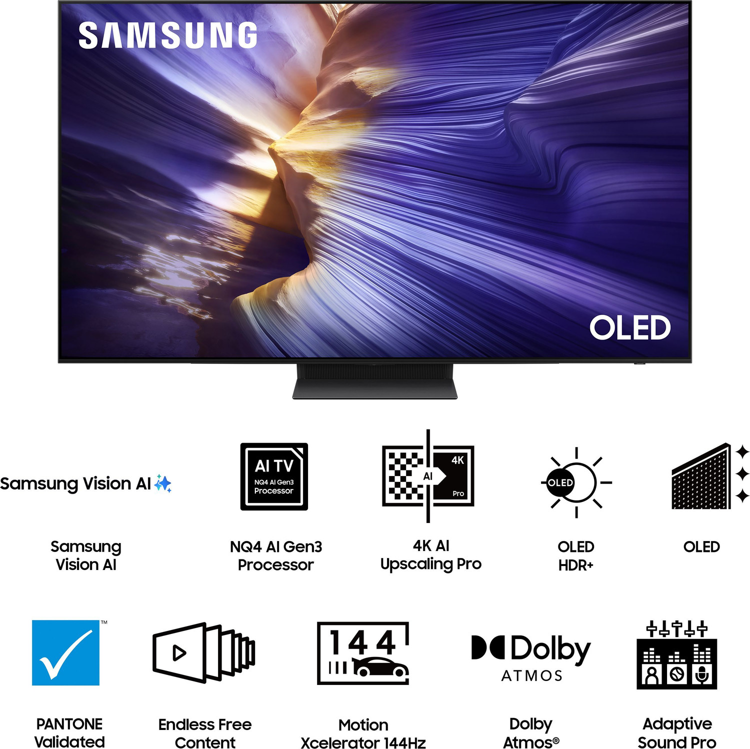 Image of Samsung 138 cm (55 inch) OLED Ultra HD (4K) Smart Tizen TV