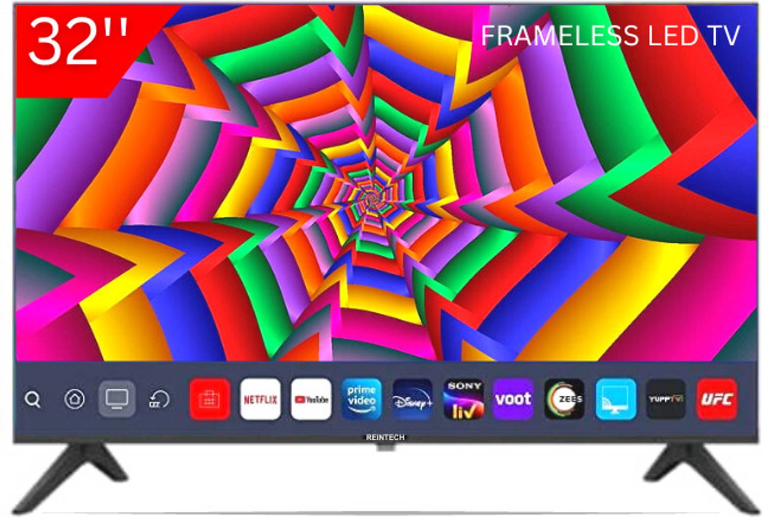 Reintech 80 cm (32 inch) Full HD LED Smart Android TV price history chart and lowest price