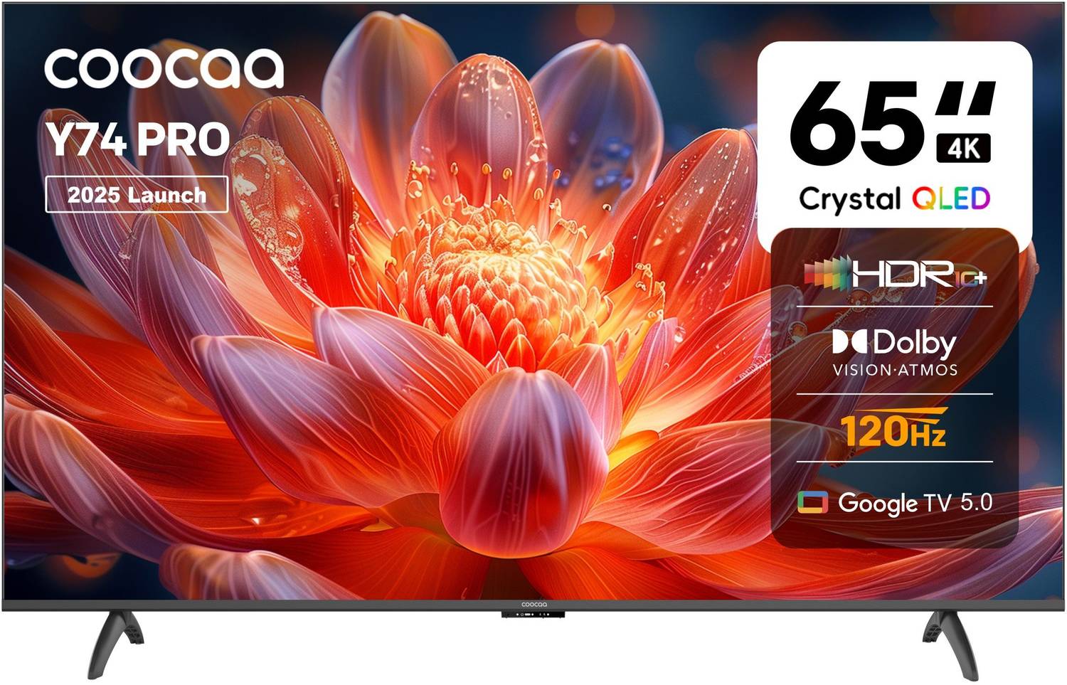 Coocaa Y74 Pro 164 cm (65 inch) QLED Ultra HD (4K) Smart Google T