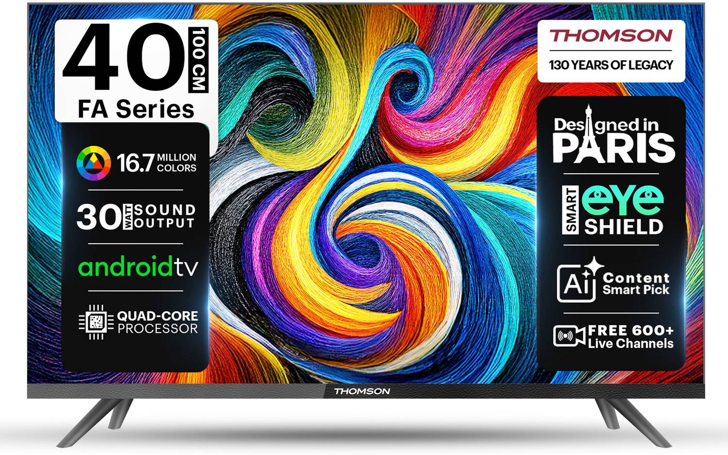 Thomson 40 inch Full HD Smart Android TV - Image 1