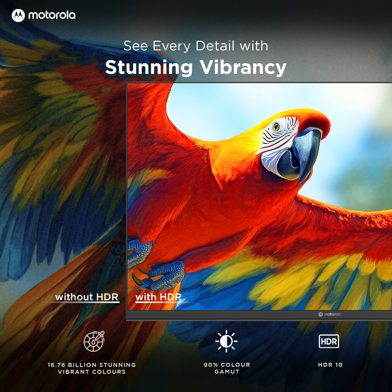 Image of MOTOROLA 80 cm (32 inch) QLED HD Ready Smart Google TV