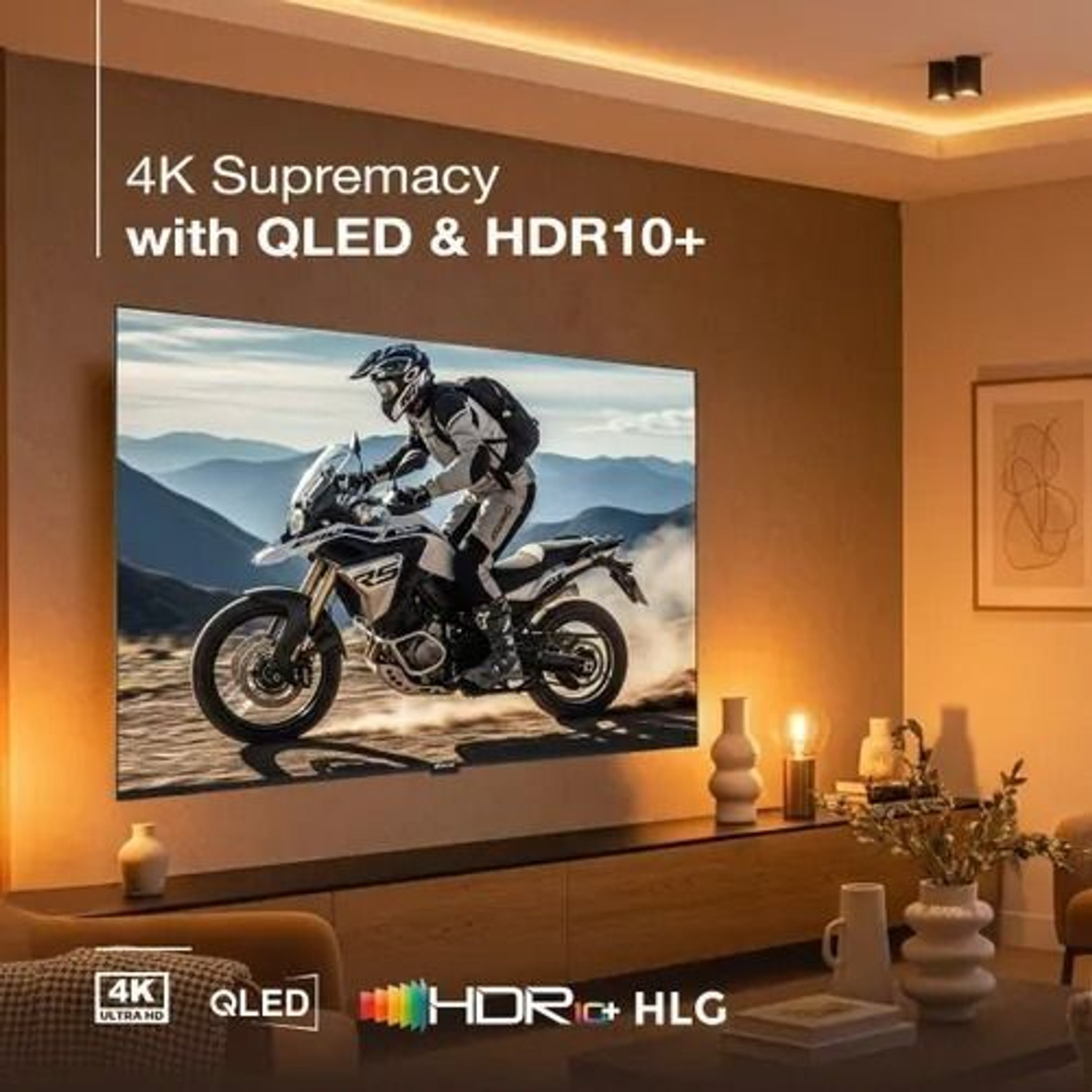 Image of Sansui SANSUI 127 cm (50 inch) QLED Ultra HD (4K) Smart Google TV with HDR10+ /HLG, Dolby Vision, MEMC, Dolby Atmos,