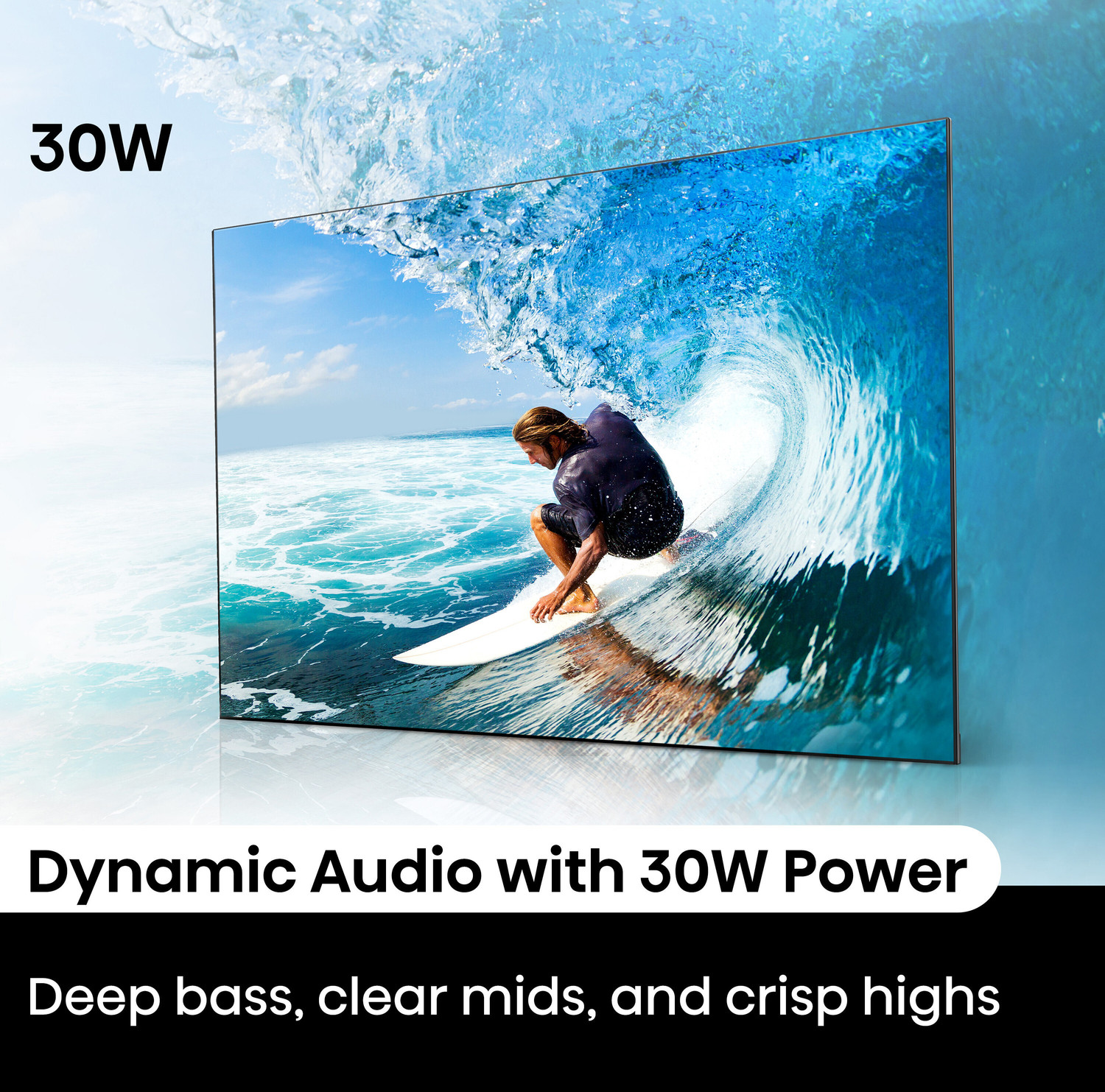 Image of Hisense 108 cm (43 inch) Full HD LED Smart Google TV with Dolby Audio, 30W Powerful Sound, HDR 10, Super Bright Panel
