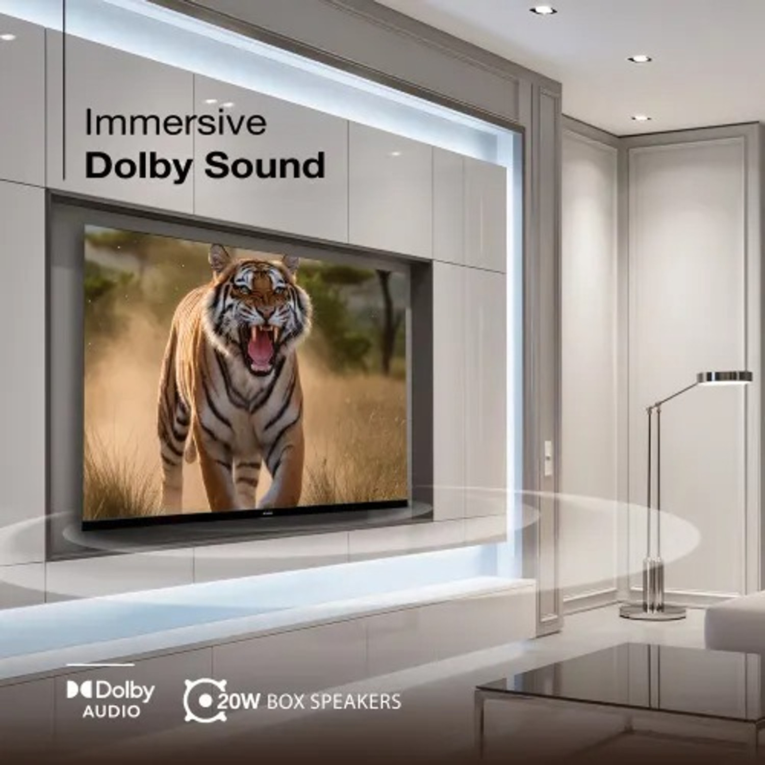 Image of Sansui 109 cm (43 inch) QLED Full HD Smart Google TV 2025 Edition with Google TV 5.0 | HDR10 & HLG | Dolby Audio with Noise Reduction | Screen Sharing & Google Assistant | Bezel-Less LED TV