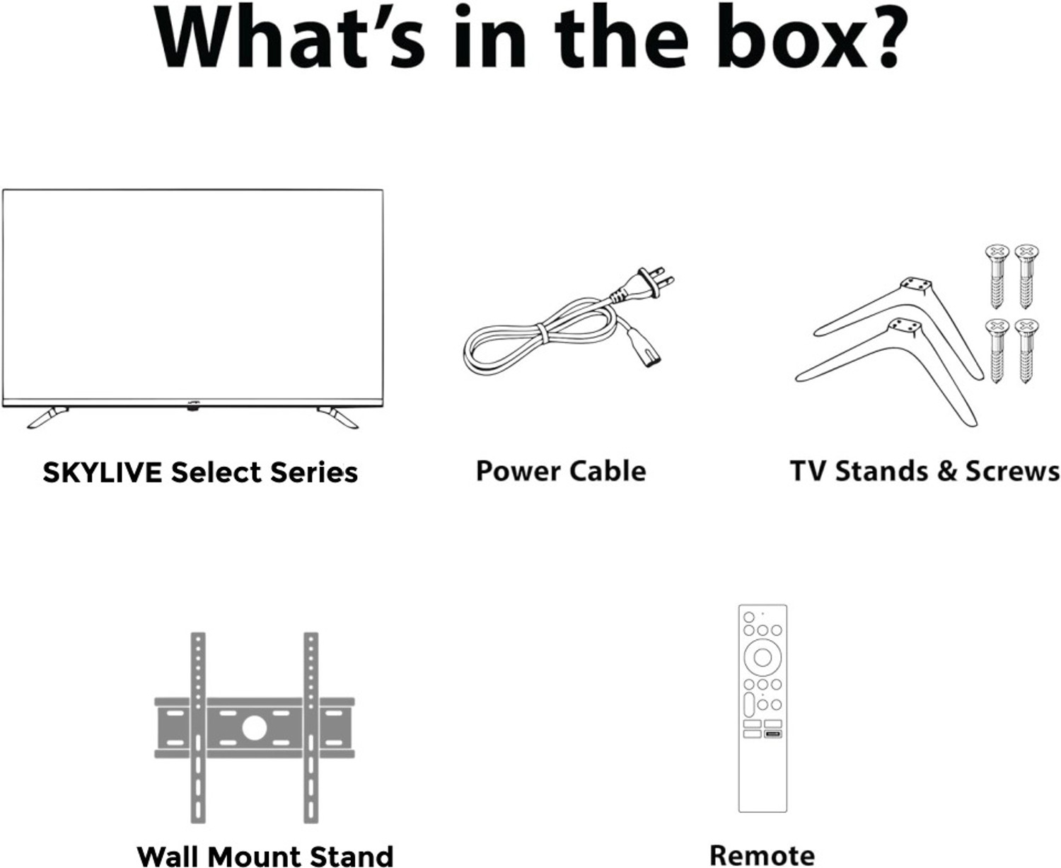 Image of skylive 109.22 cm (43 inch) Full HD LED Smart Android TV with Bezel-Less LED Television