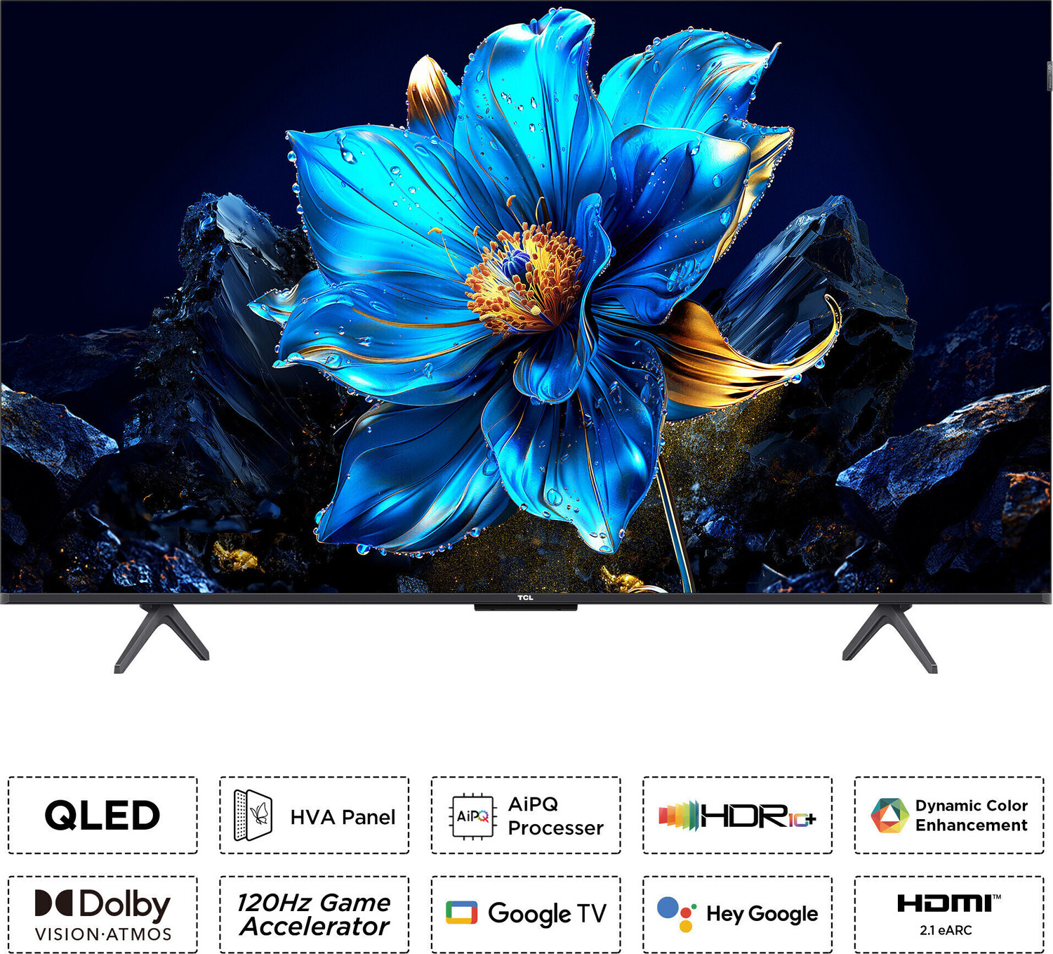 Image of TCL P7K 139 cm (55 inch) QLED Ultra HD (4K) Smart Google TV with Dolby Vision- Atmos 35W | ONKYO 2.1ch with Subwoofer| Game Master
