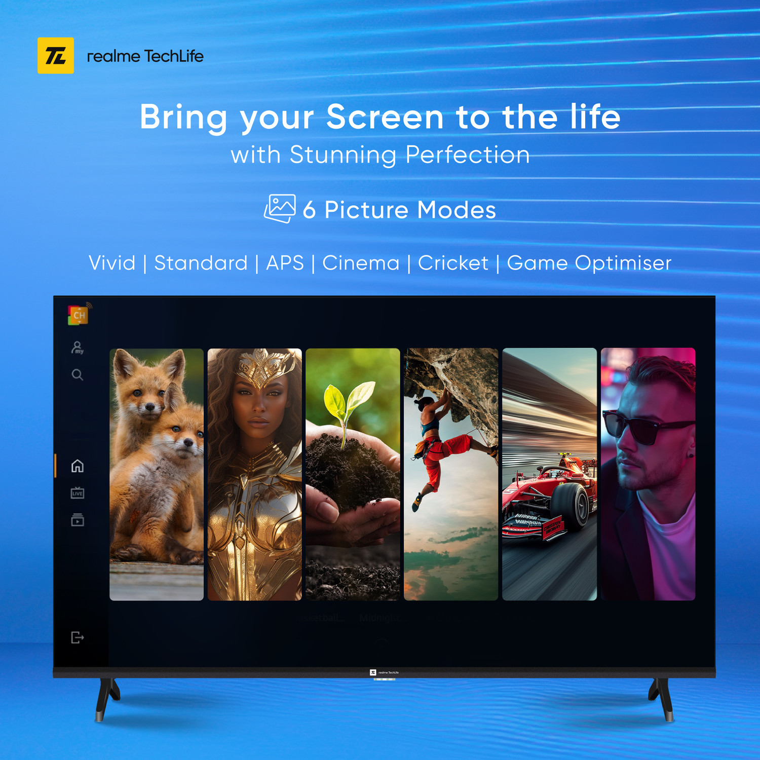 Image of realme TechLife 80 cm (32 inch) QLED HD Ready Smart WebOS TV 2026 Edition