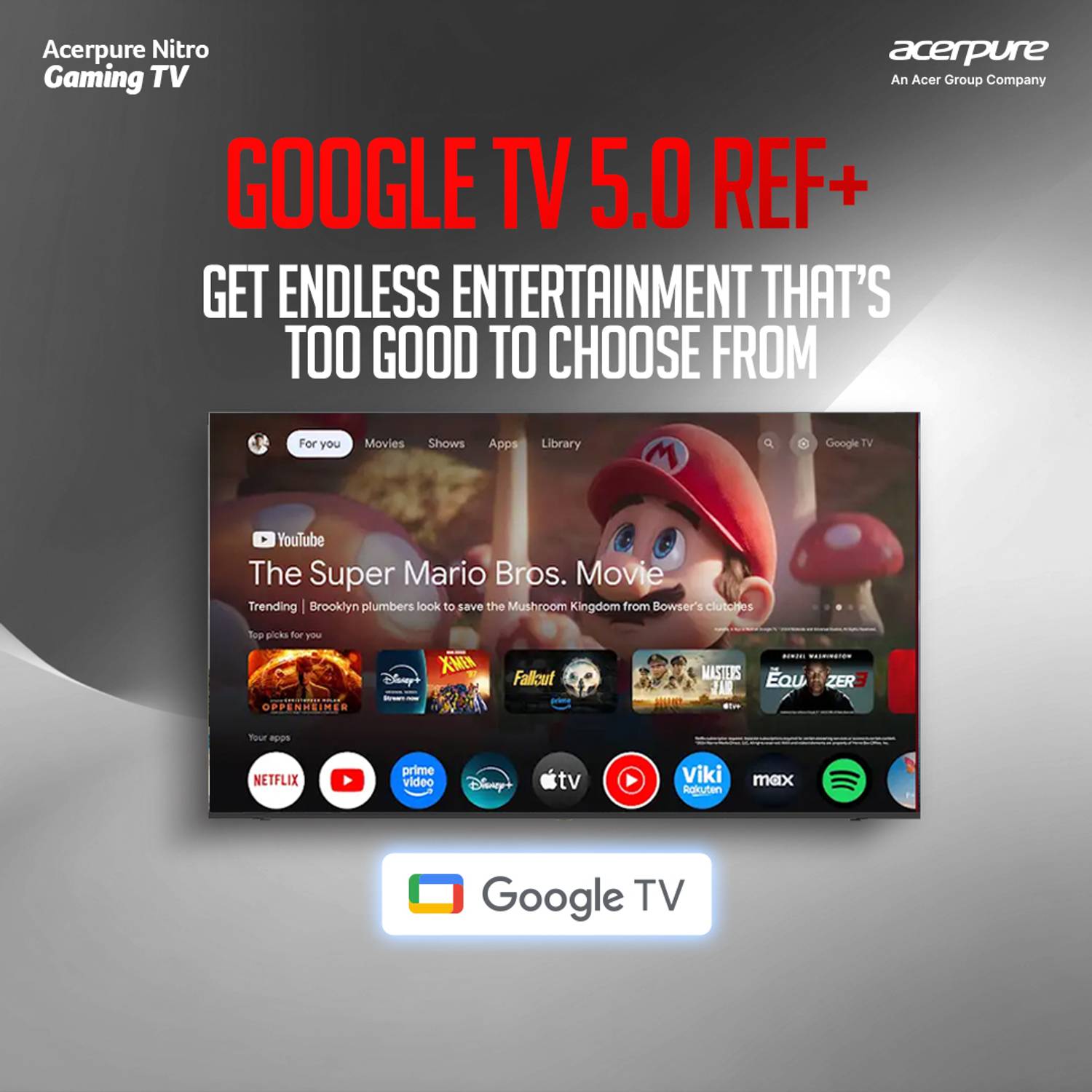 acerpure NITRO 100 inch 4K QLED Smart TV - Image 2