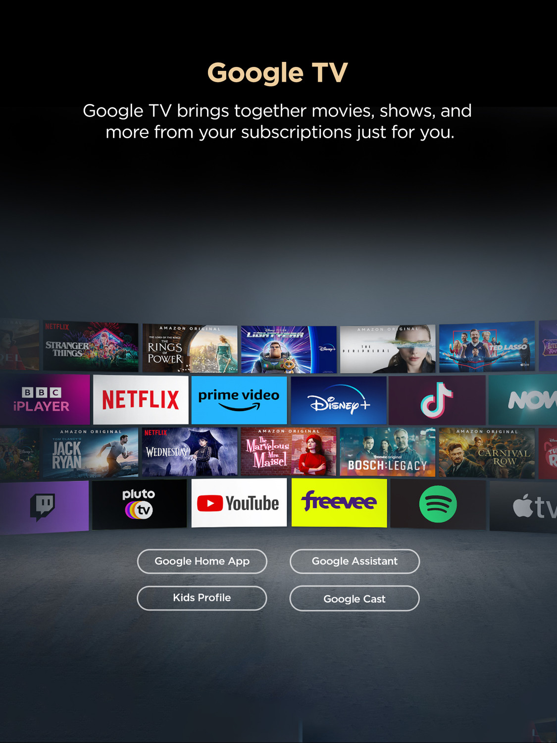 Image of TCL P6L 138 cm (55 inch) Ultra HD (4K) LED Smart Google TV 2026 Edition with MEMC Dolby Vision-Atmos AipQ Processor Game Master HVA Panel & Metallic Bezel-Less