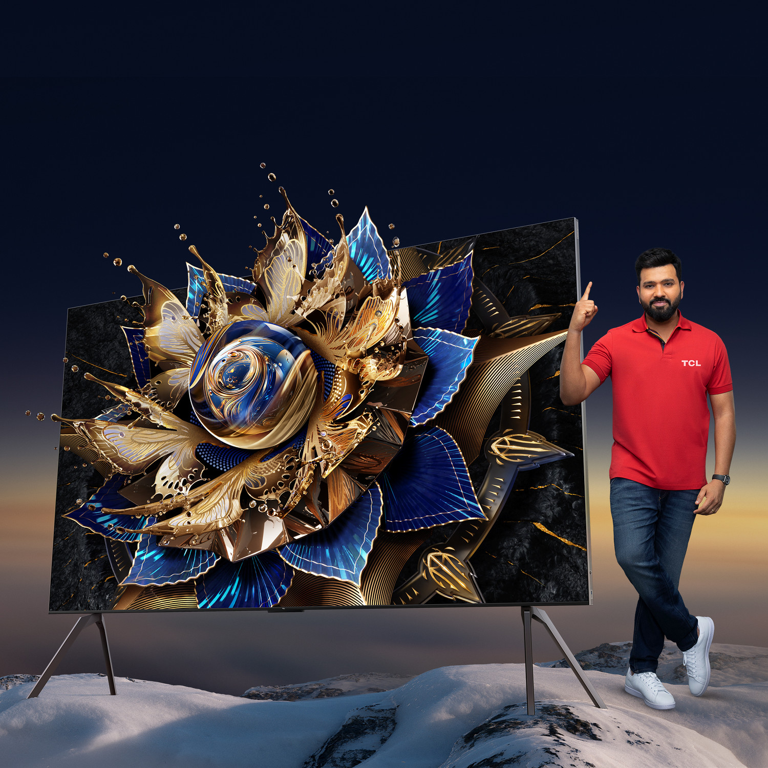 Image of TCL 291 cm (115 inch) Ultra HD (4K) Mini LED Smart Google TV with Largest Screen Ever | 20000+ Local Dimming Zones | T-SCREEN ULTRA and ONKYO 6.2.2 Hi-Fi System