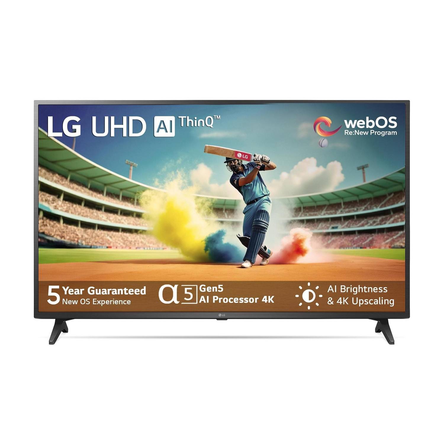 LG UQ7500 164 cm (65 inch) Ultra HD (4K) LED Smart WebOS TV with Filmmaker Mode, AI Sound & Active HDR