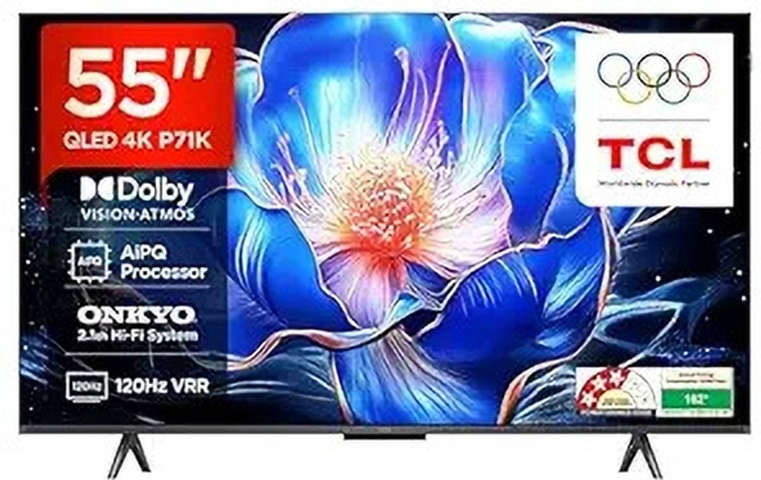 TCL P7K 139 cm (55 inch) QLED Ultra HD (4K) Smart Google TV 2025