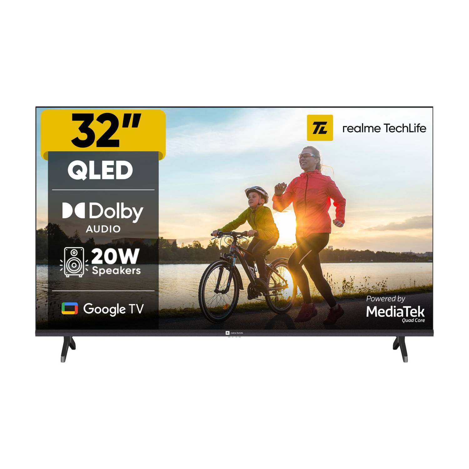 realme TechLife 32 inch QLED HD Ready Smart TV - Image 1
