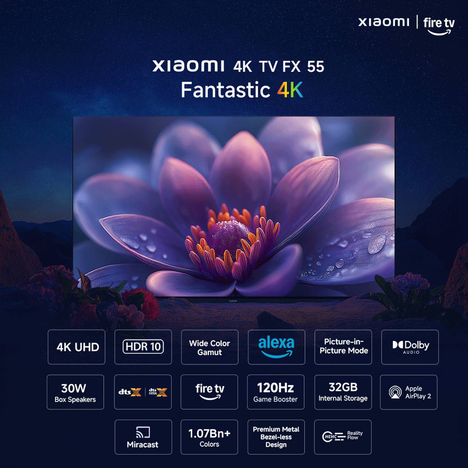 XIAOMI FX Series 55 inch 4K Smart TV - Image 2