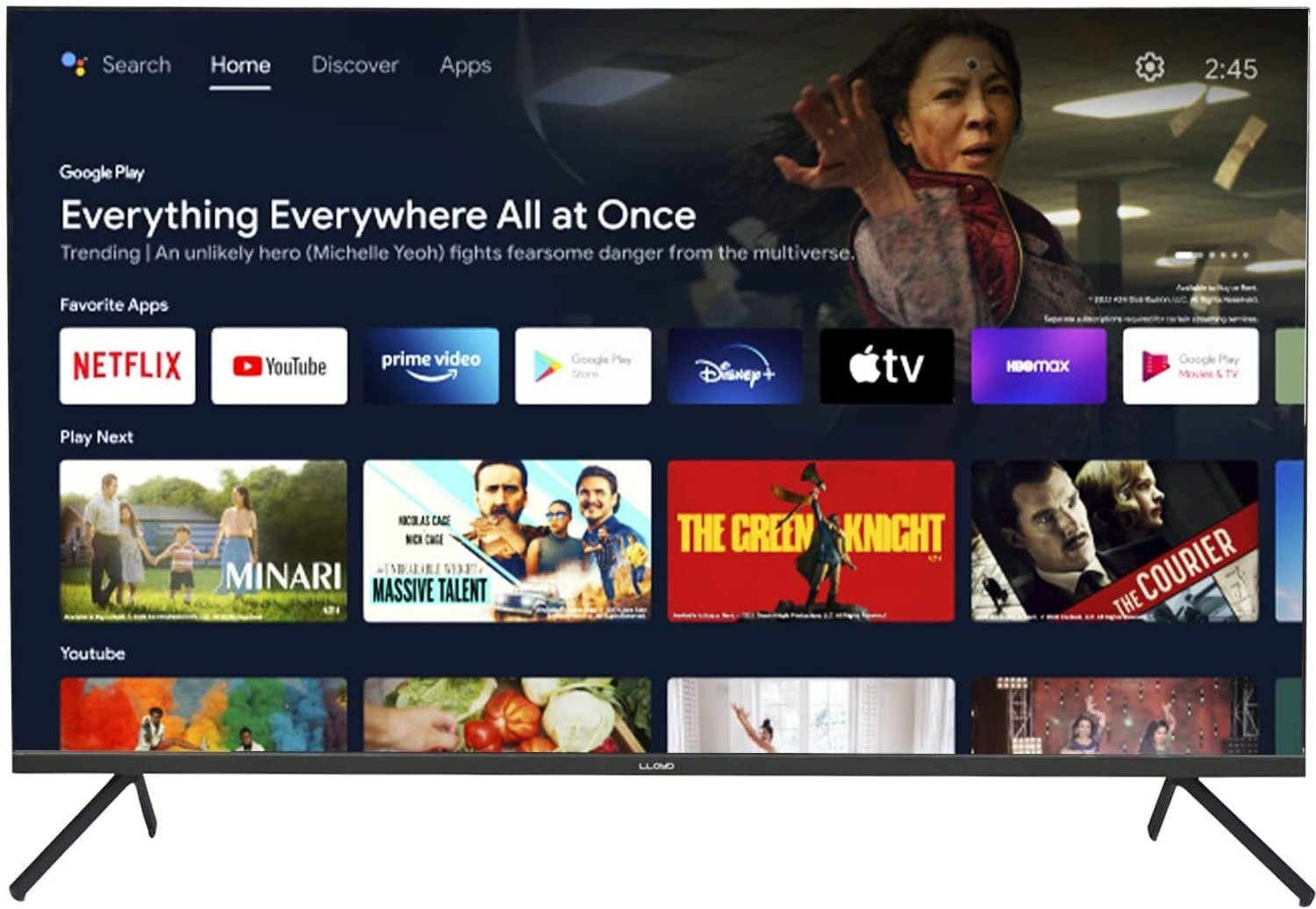 Image of Lloyd 109 cm (43 inch) Full HD LED Smart Google TV with HDR10 ,Dual Band Wi-Fi,Google Assistant