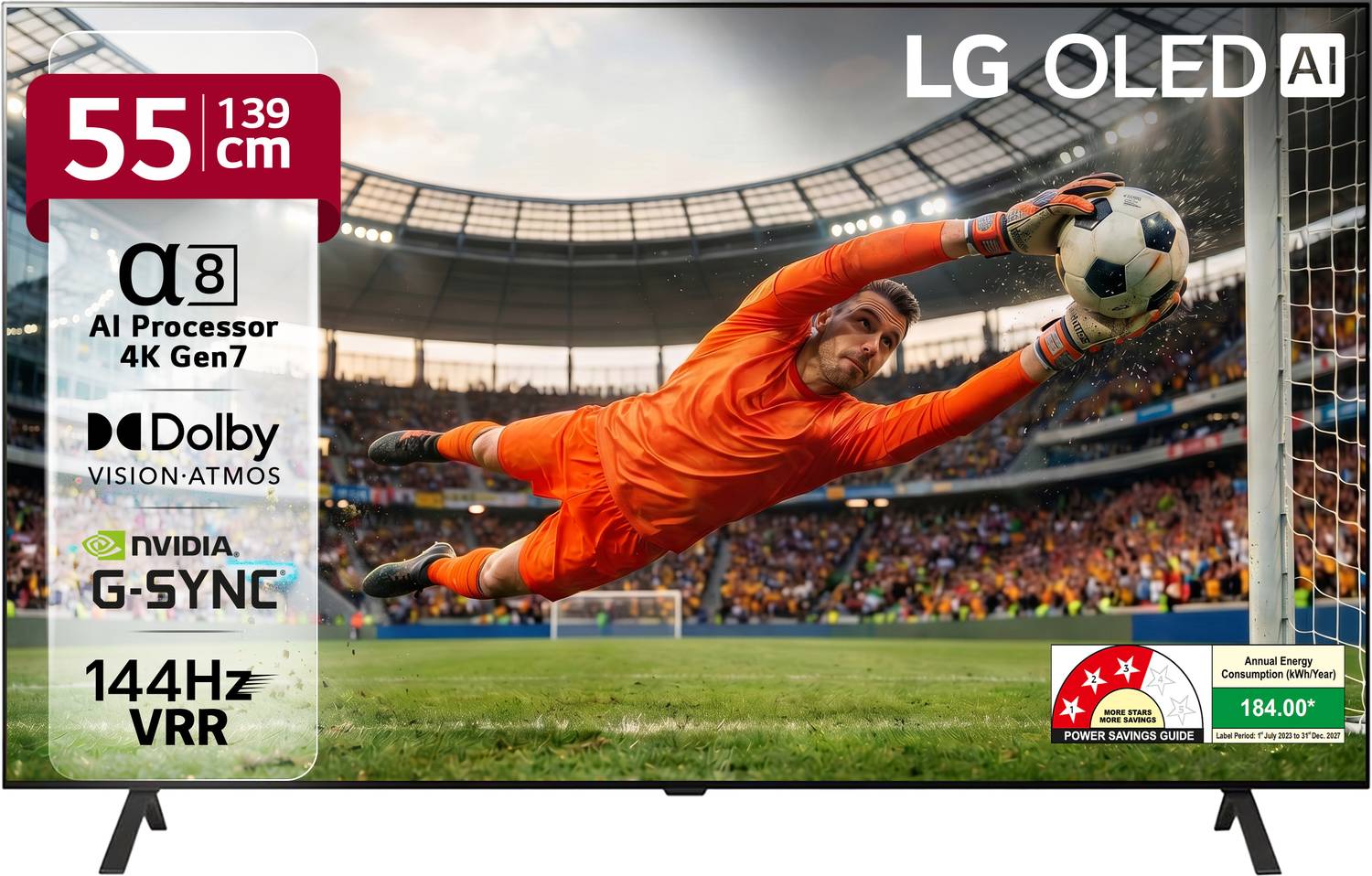 LG AI TV OLED B4 139 cm (55 inch) OLED Ultra HD (4K) Smart WebOS TV with Alpha 8 AI Processor 4K | AI Picture Pro | Dolby Vision | AI Sound Pro (Virtual 9.1.2 Surround) | Dolby Atmos | 120Hz Refresh Rate | Magic Remote | Nvidia G-Sync & AMD Freesync Compatible | Chromecast Built-in price history chart and lowest price