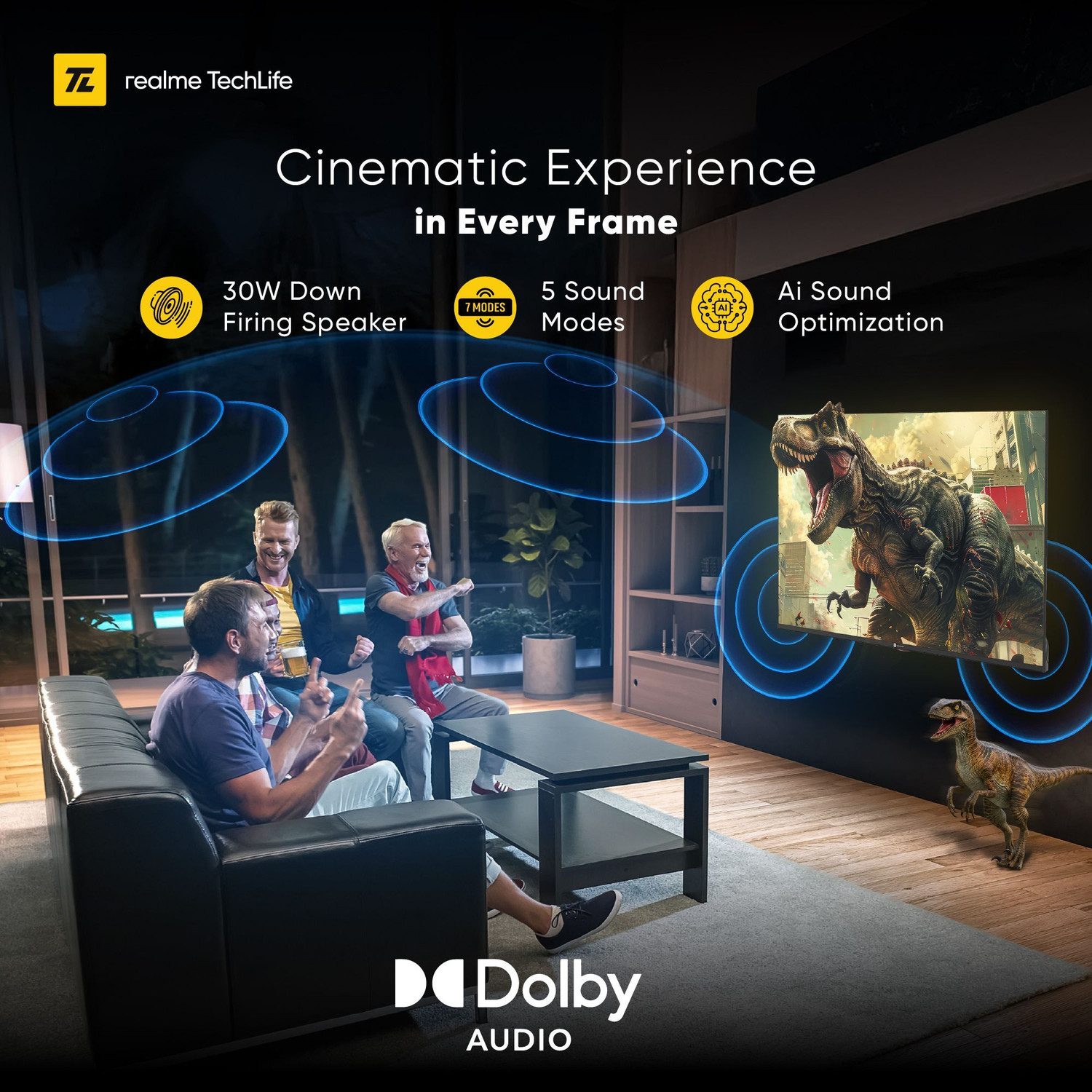 Image of realme TechLife 126 cm (50 inch) Ultra HD (4K) LED Smart Google TV