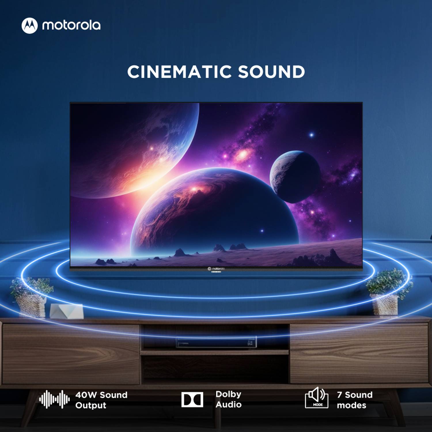 Motorola 43 inch QLED Full HD Smart Google TV - Image 4