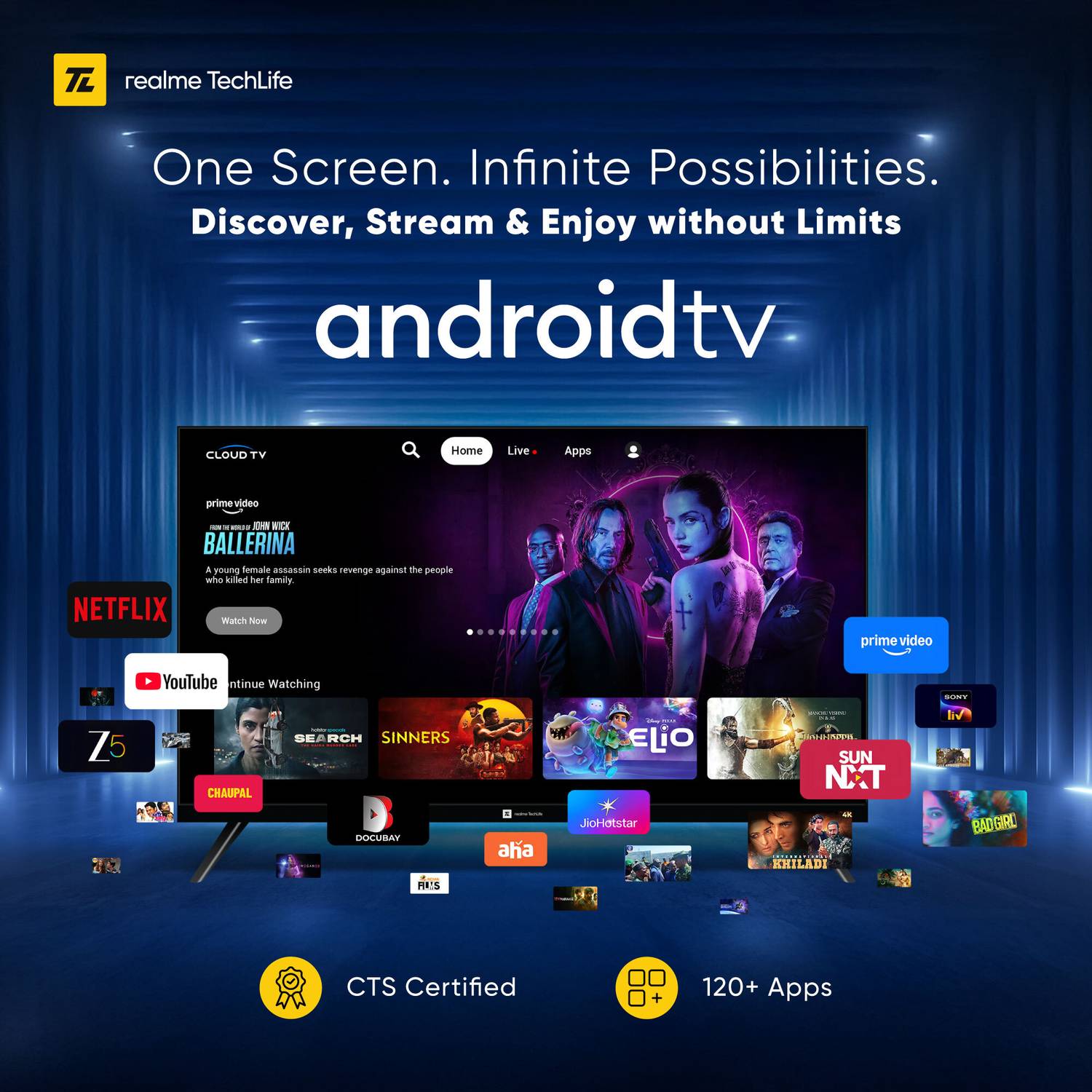 realme TechLife 80 cm (32 inch) QLED HD Ready Smart TV - Image 3