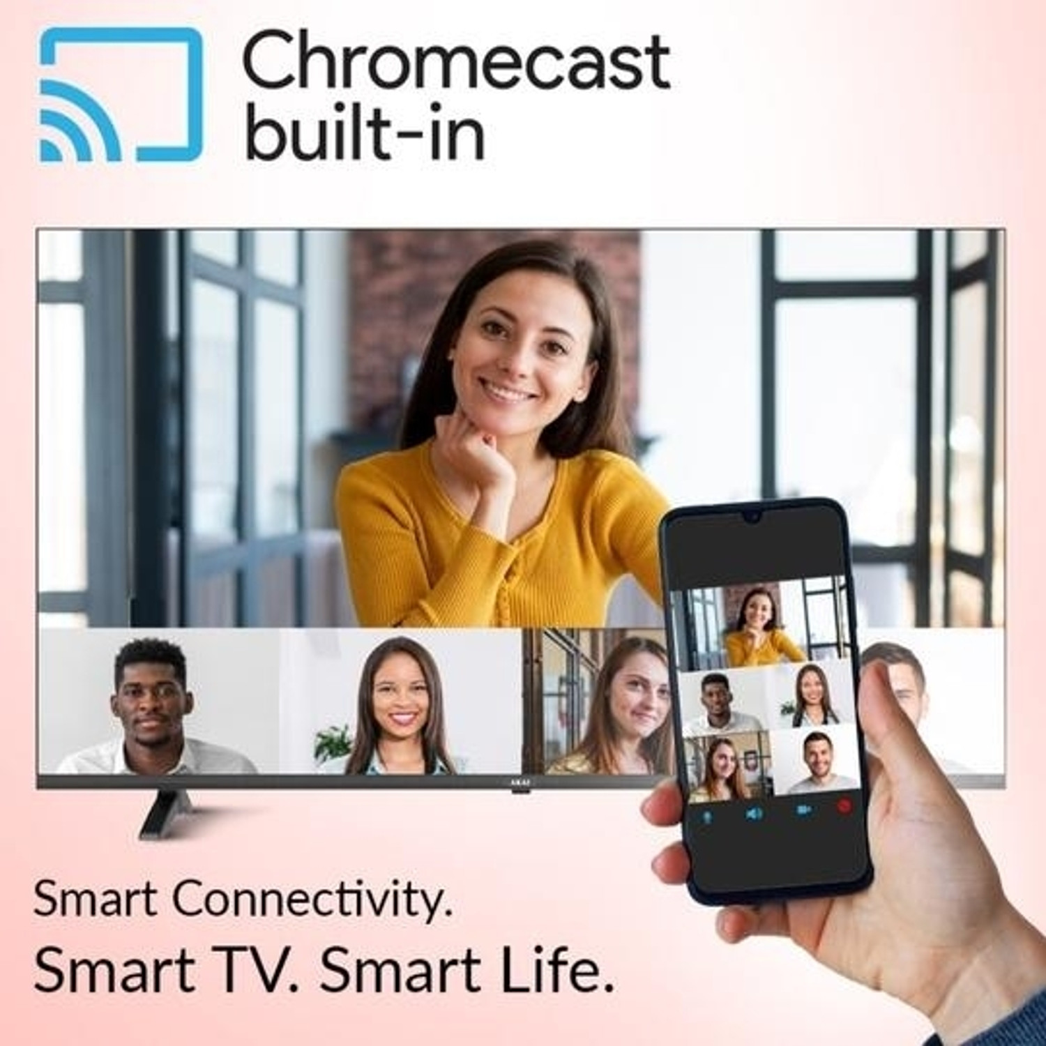 Image of Akai Akai 80 cm (32 inch) HD Ready LED Smart Android TV 2026 Edition with | A+ Grade Panel | Dynamic Color Enhancer| 200W PMPO Sound |Filmmaker Mode | HDR10| 60Hz Refresh Rate LED TV
