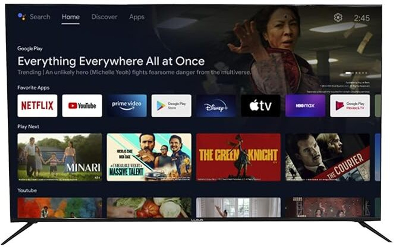 Image of Lloyd 140 cm (55 inch) Ultra HD (4K) LED Smart WebOS TV