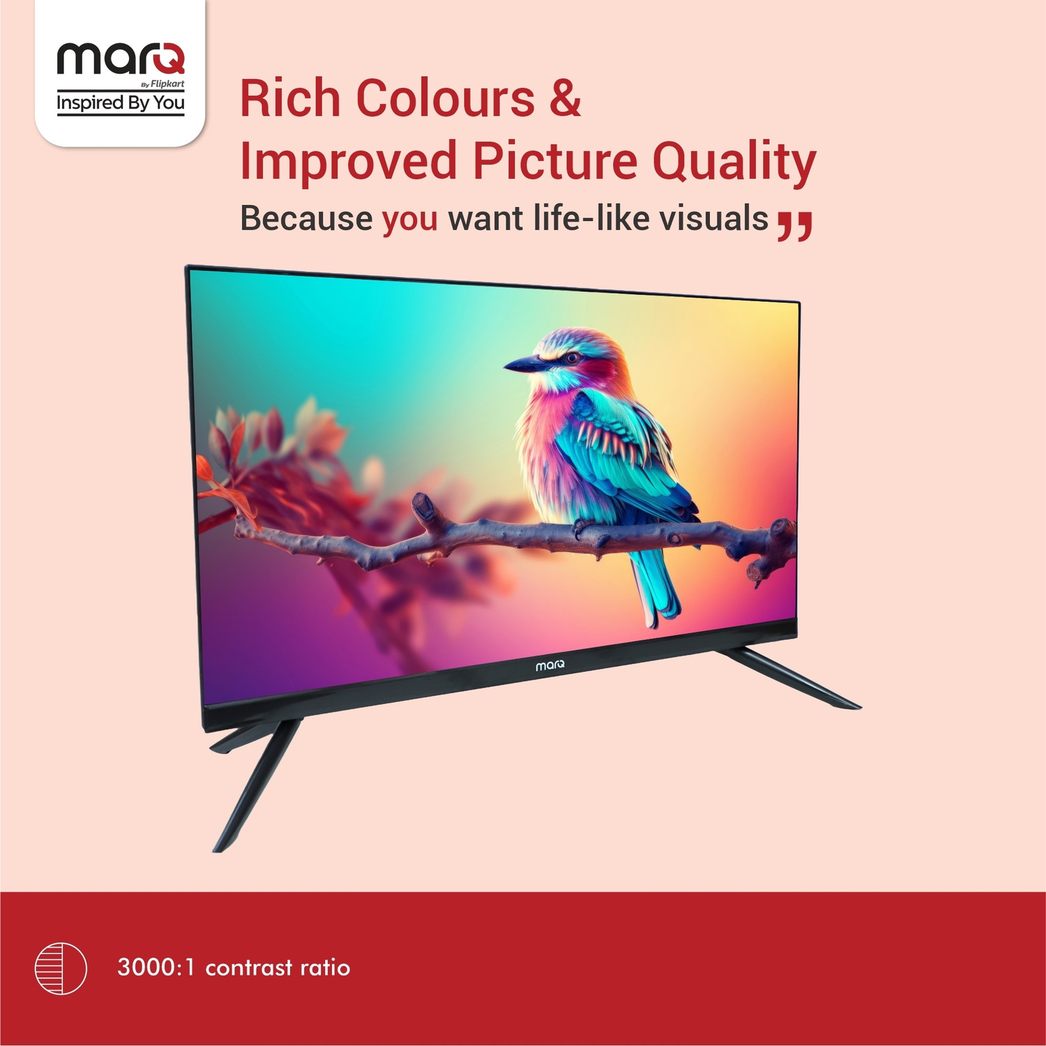 Image of MarQ by Flipkart 60 cm (24 inch) HD Ready LED TV