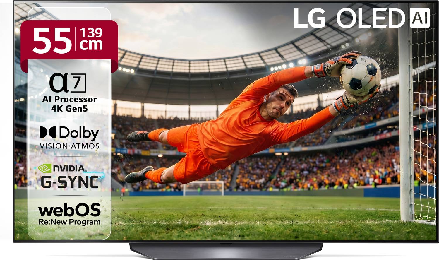 LG OLED B2 139 cm (55 inch) OLED Ultra HD (4K) Smart WebOS TV with