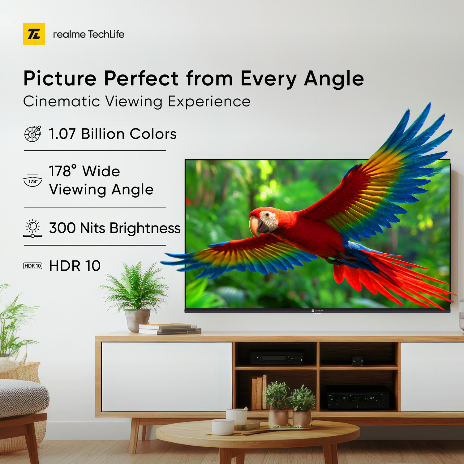 Image of realme TechLife 80 cm (32 inch) QLED HD Ready Smart WebOS TV 2026 Edition