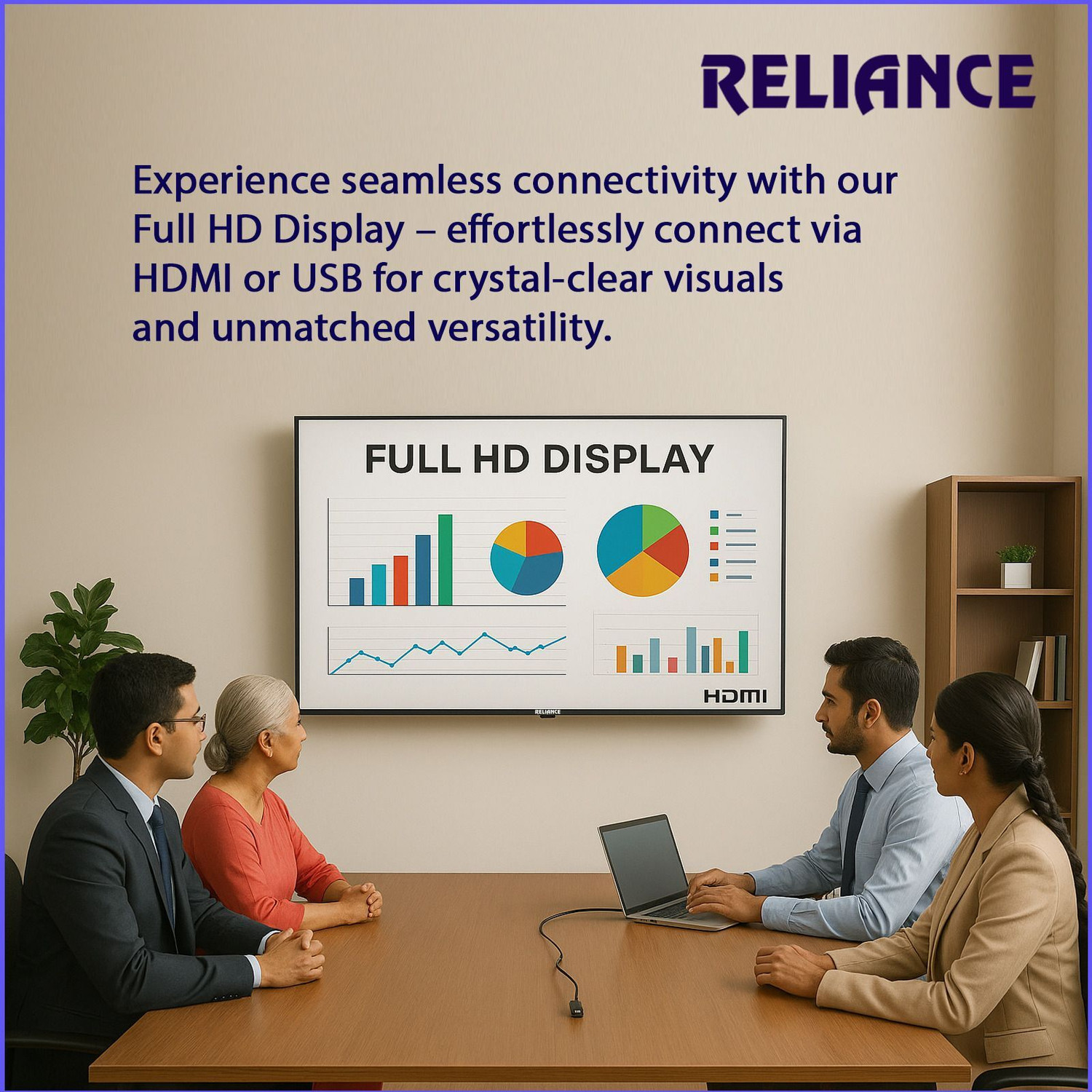 Image of Reliance 80 cm (32 inch) HD Ready LED Smart Android TV 2025 Edition with 24 W Front Boom Speakers | 1000+ Smart Apps | Mobile Screen Connect | Wifi | Games